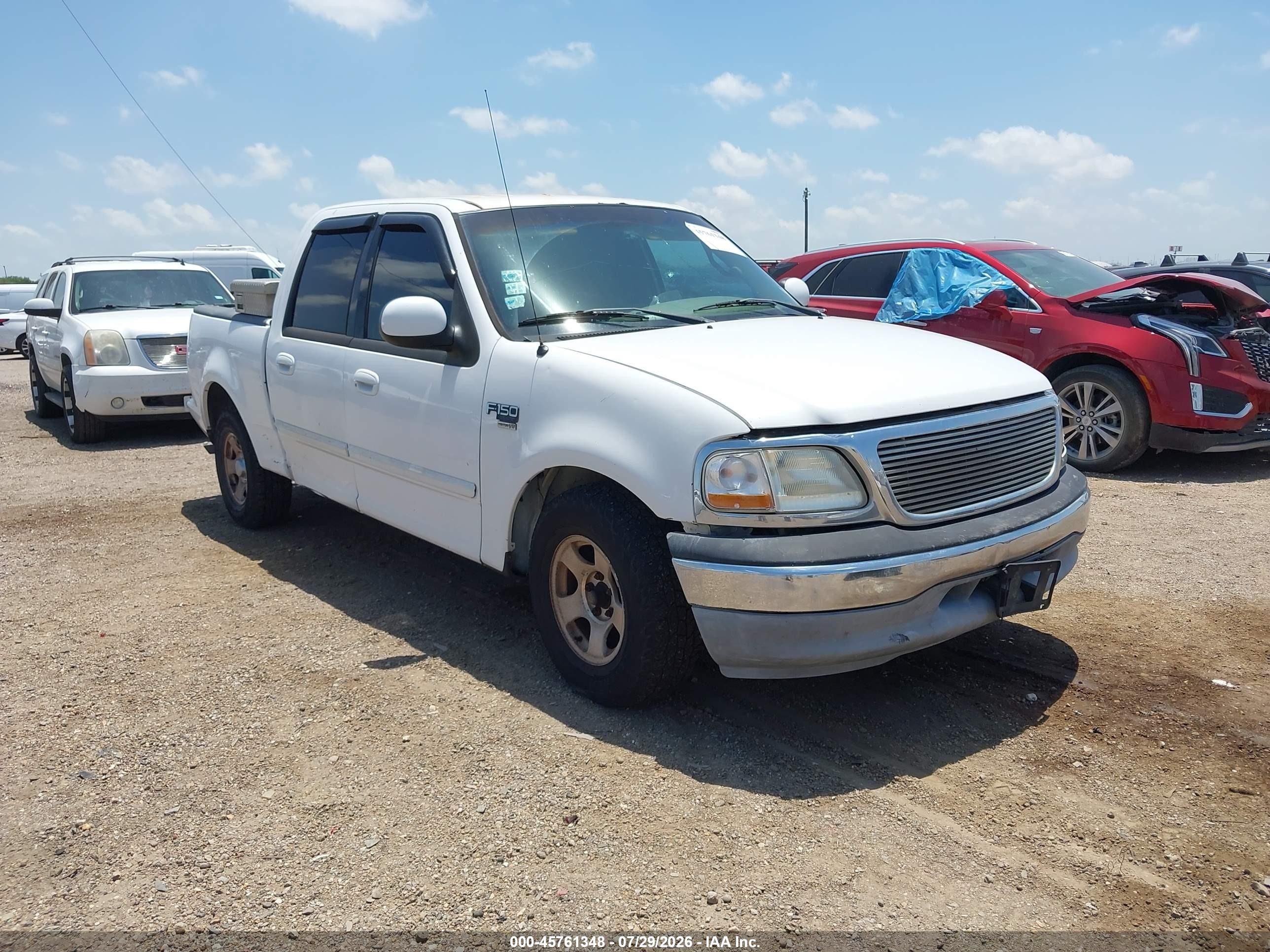2001 Ford F-150 Harley-davidson Edition/king Ranch Edition/lariat/xlt White vin: 1FTRW07L71KF94050