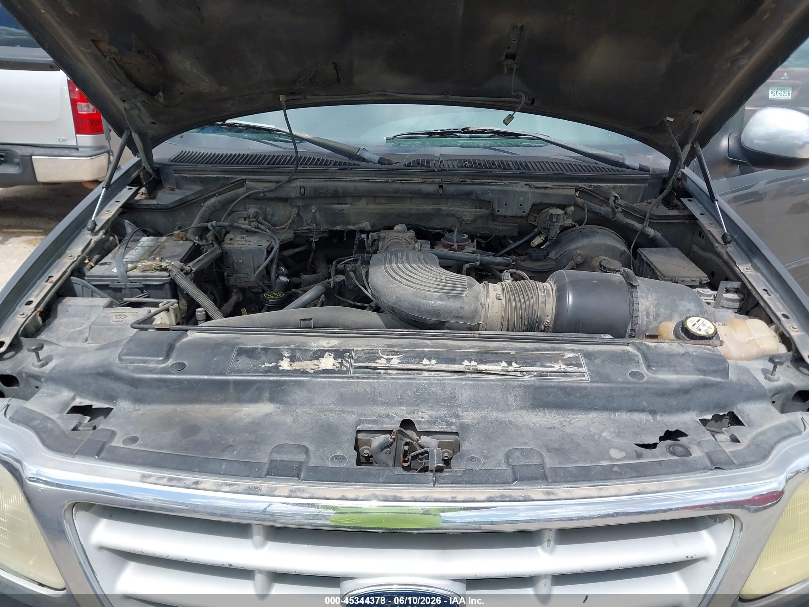 2002 Ford F-150 Lariat/xlt Gray vin: 1FTRW07L72KA20095