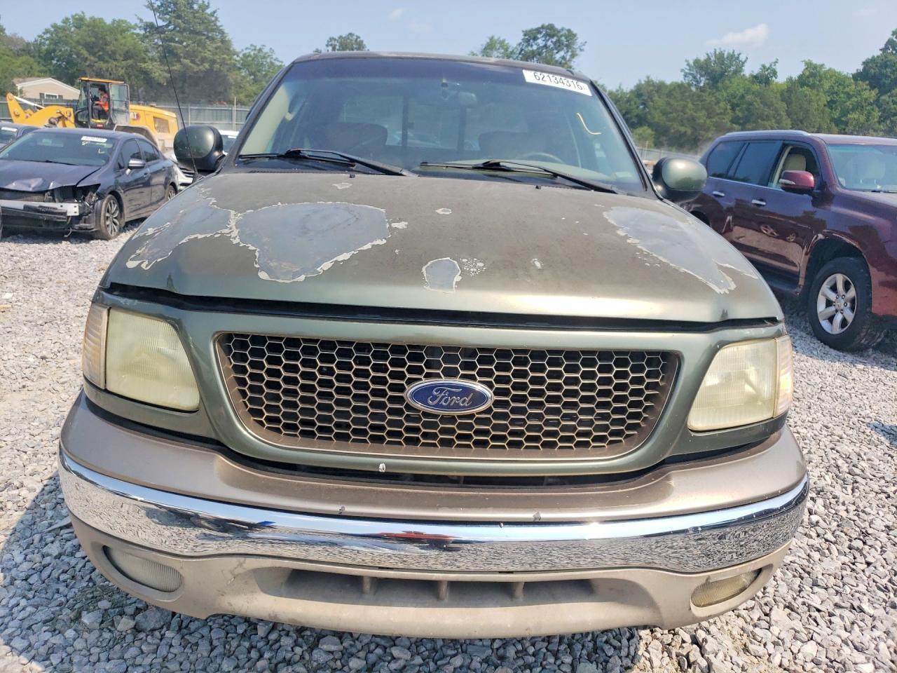 2002 Ford F150 Supercrew Green vin: 1FTRW07L72KE34235