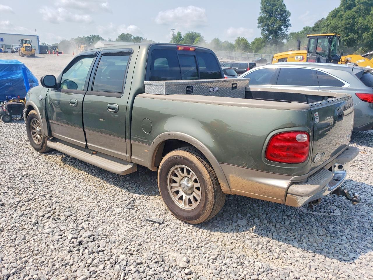 2002 Ford F150 Supercrew Green vin: 1FTRW07L72KE34235