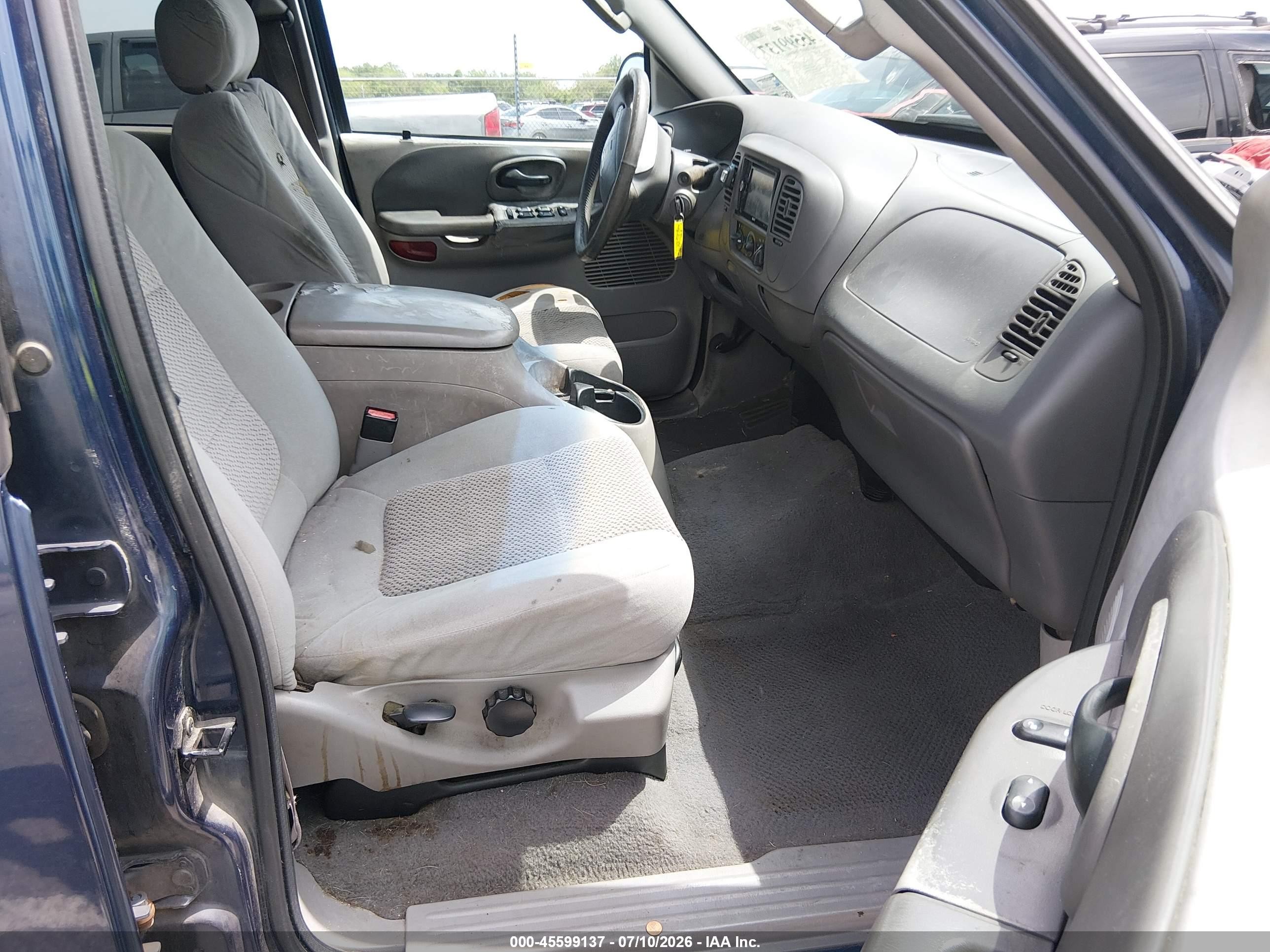 2003 Ford F-150 Lariat/xlt Blue vin: 1FTRW07L73KB83704