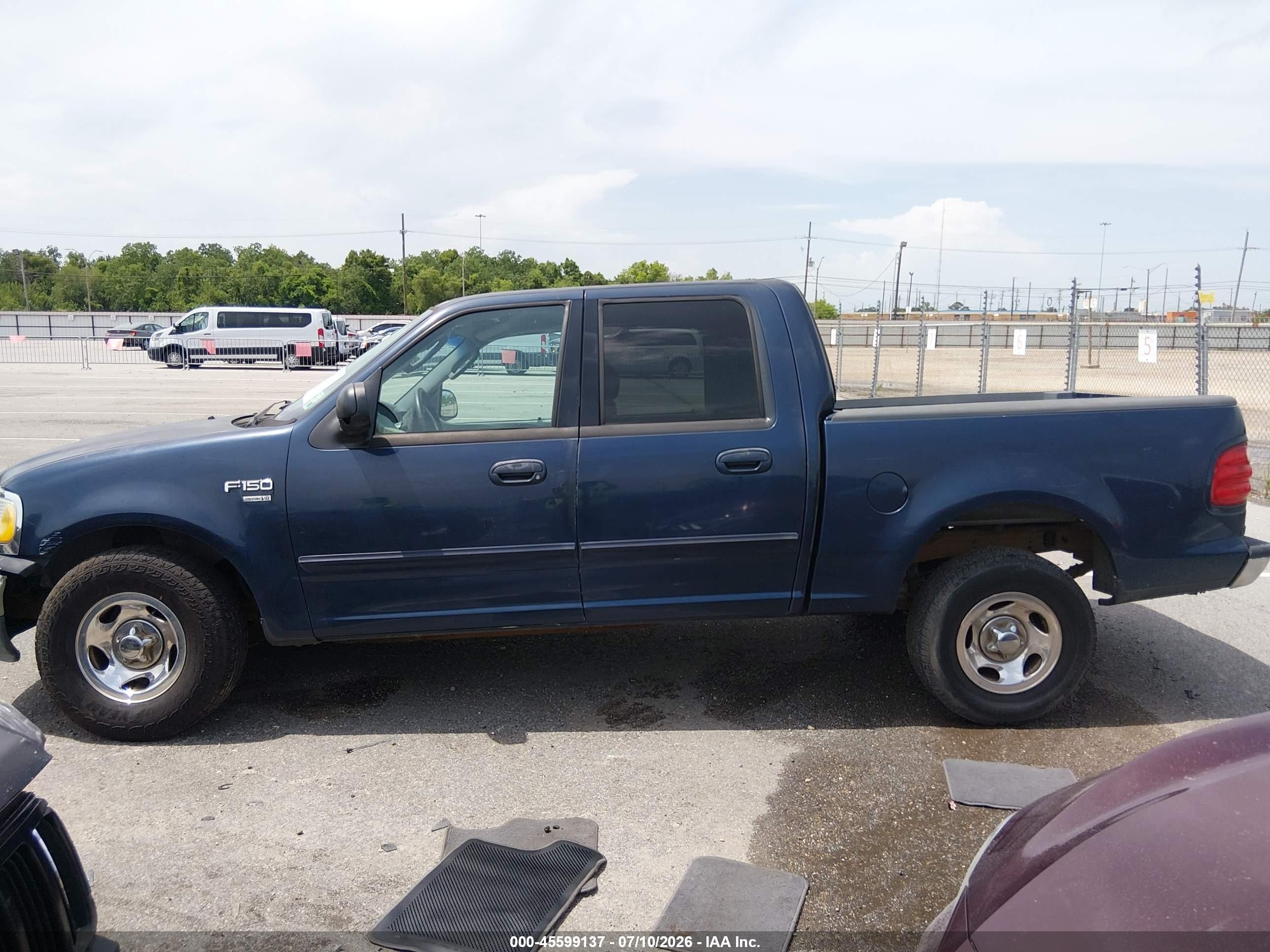 2003 Ford F-150 Lariat/xlt Blue vin: 1FTRW07L73KB83704