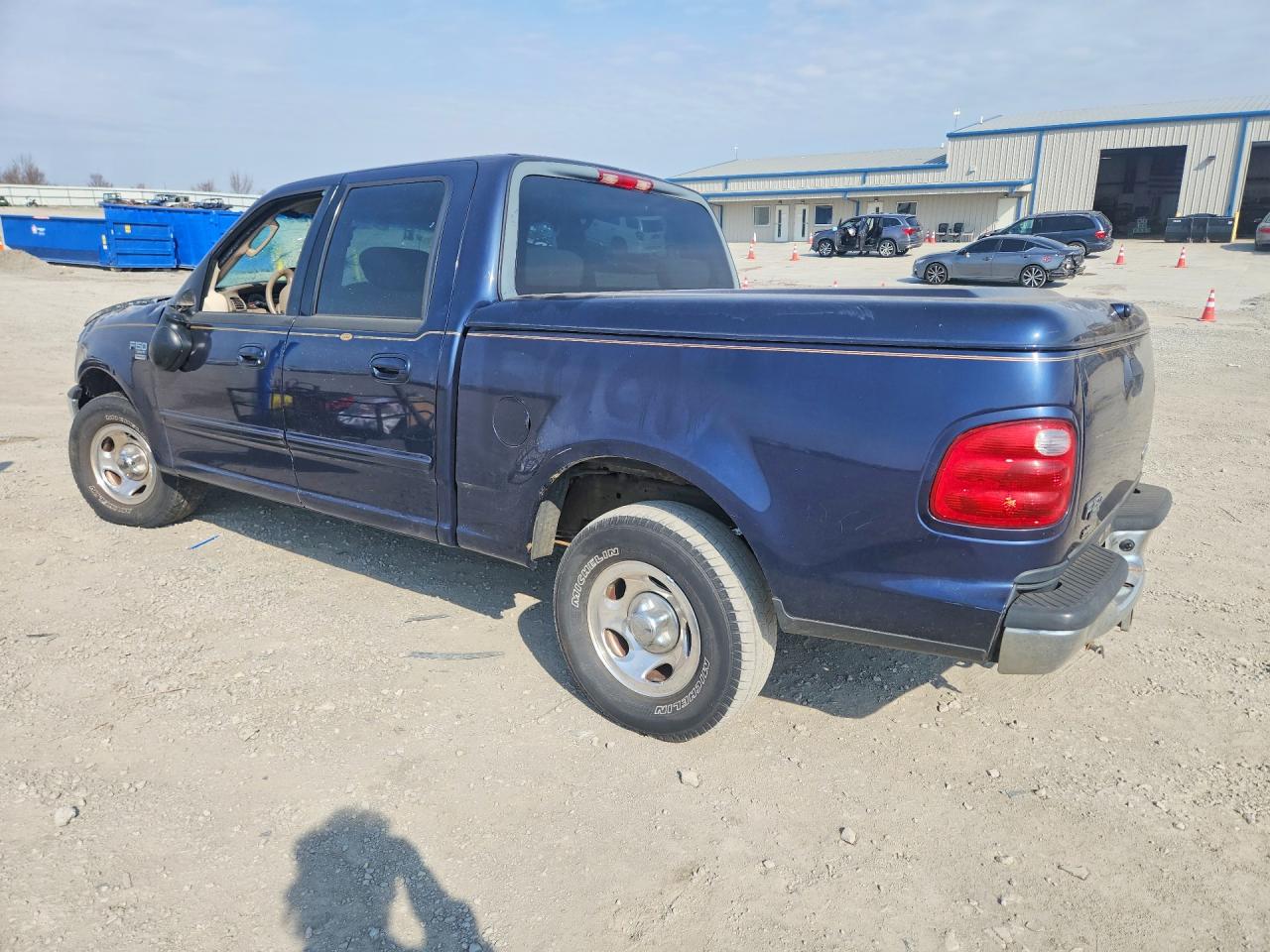 2003 Ford F150 Supercrew Blue vin: 1FTRW07L73KD50272