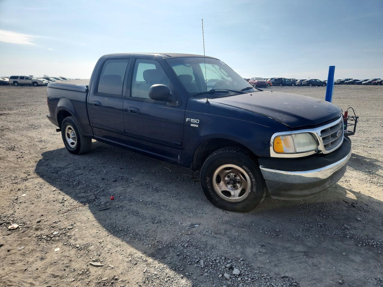 2003 Ford F150 Supercrew Blue vin: 1FTRW07L73KD50272