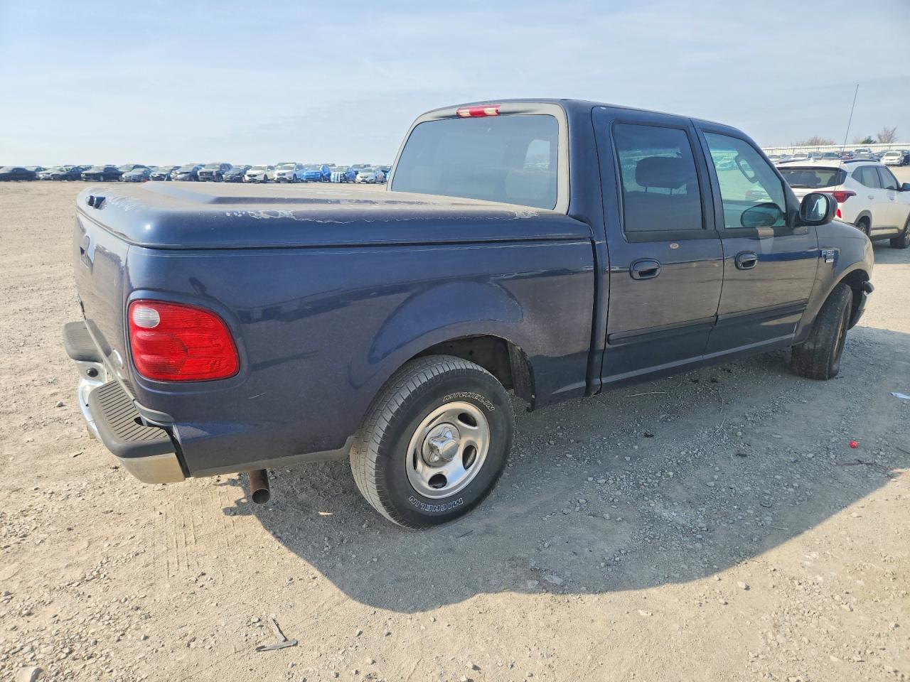 2003 Ford F150 Supercrew Blue vin: 1FTRW07L73KD50272