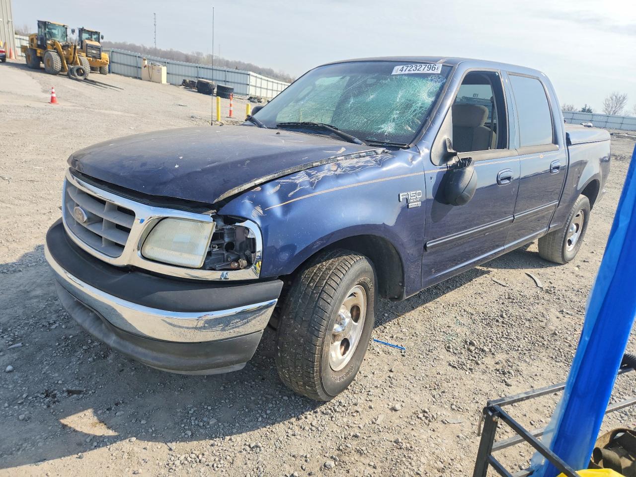 2003 Ford F150 Supercrew Blue vin: 1FTRW07L73KD50272