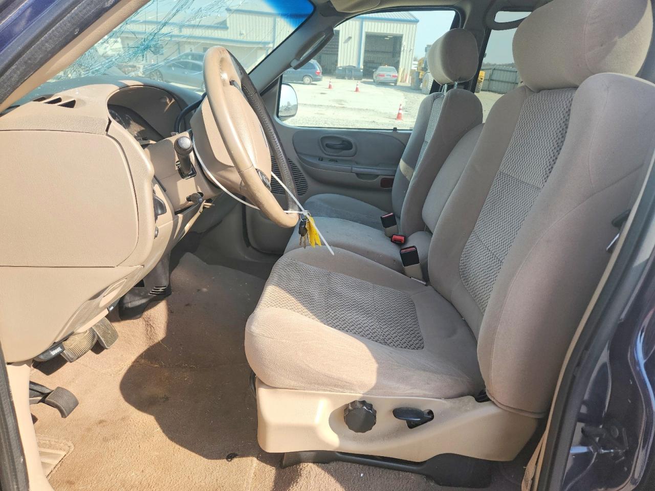 2003 Ford F150 Supercrew Blue vin: 1FTRW07L73KD50272