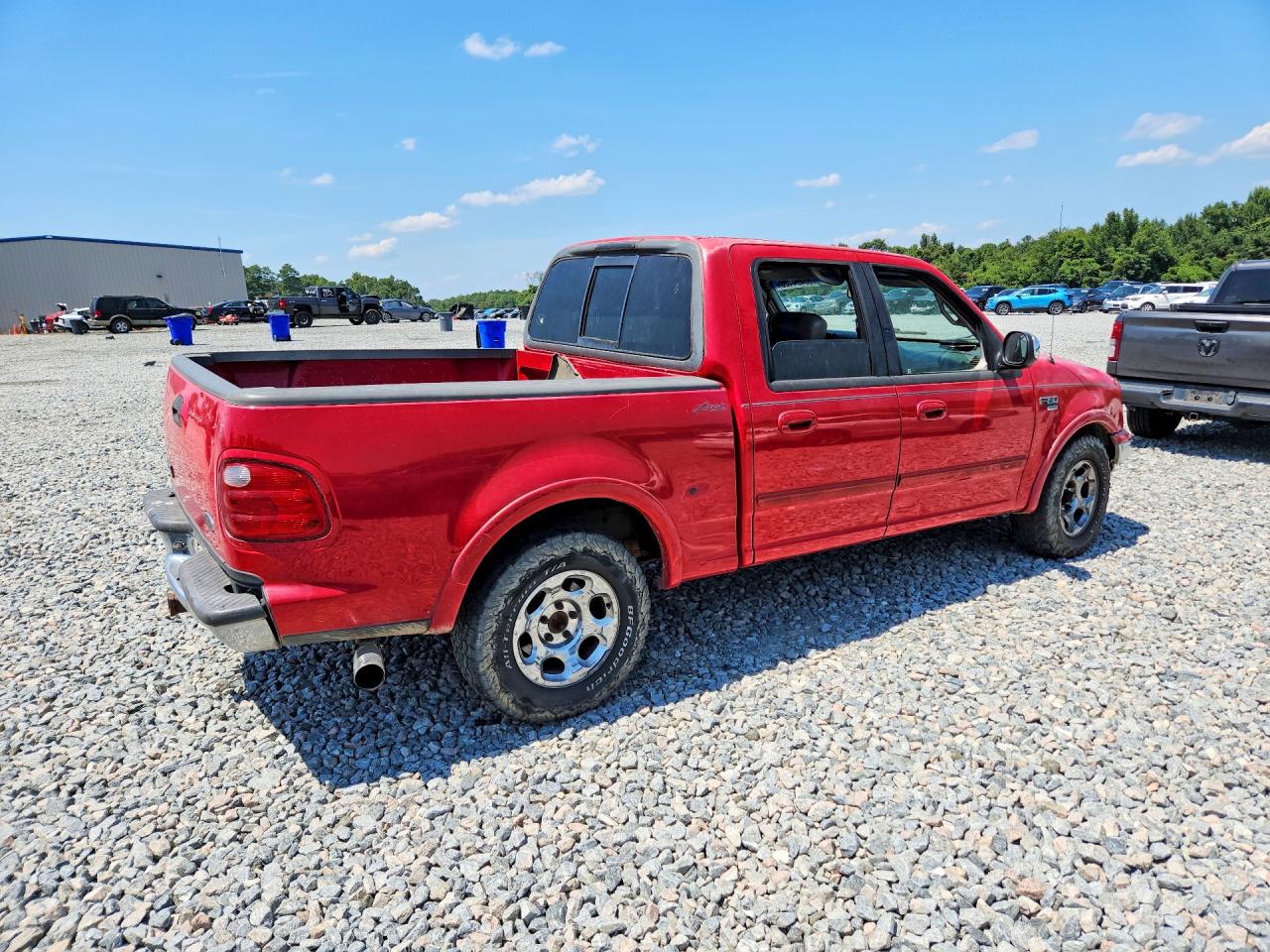 2001 Ford F150 Supercrew Red vin: 1FTRW07L81KA08925