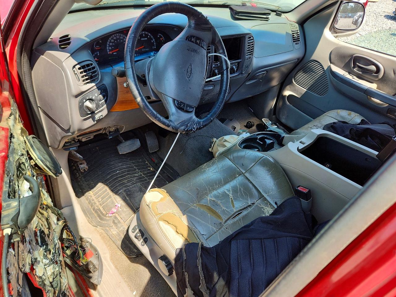 2001 Ford F150 Supercrew Red vin: 1FTRW07L81KA08925