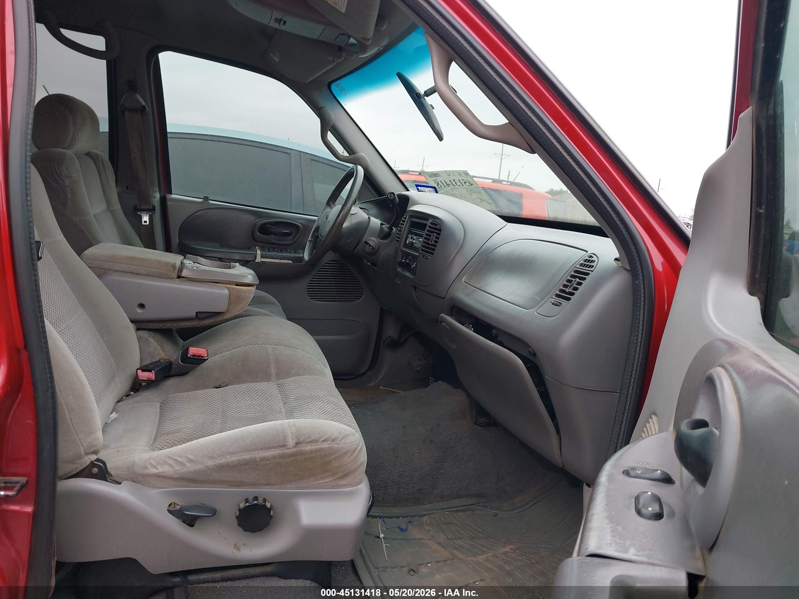 2001 Ford F-150 Harley-davidson Edition/king Ranch Edition/lariat/xlt Maroon vin: 1FTRW07L81KA30133