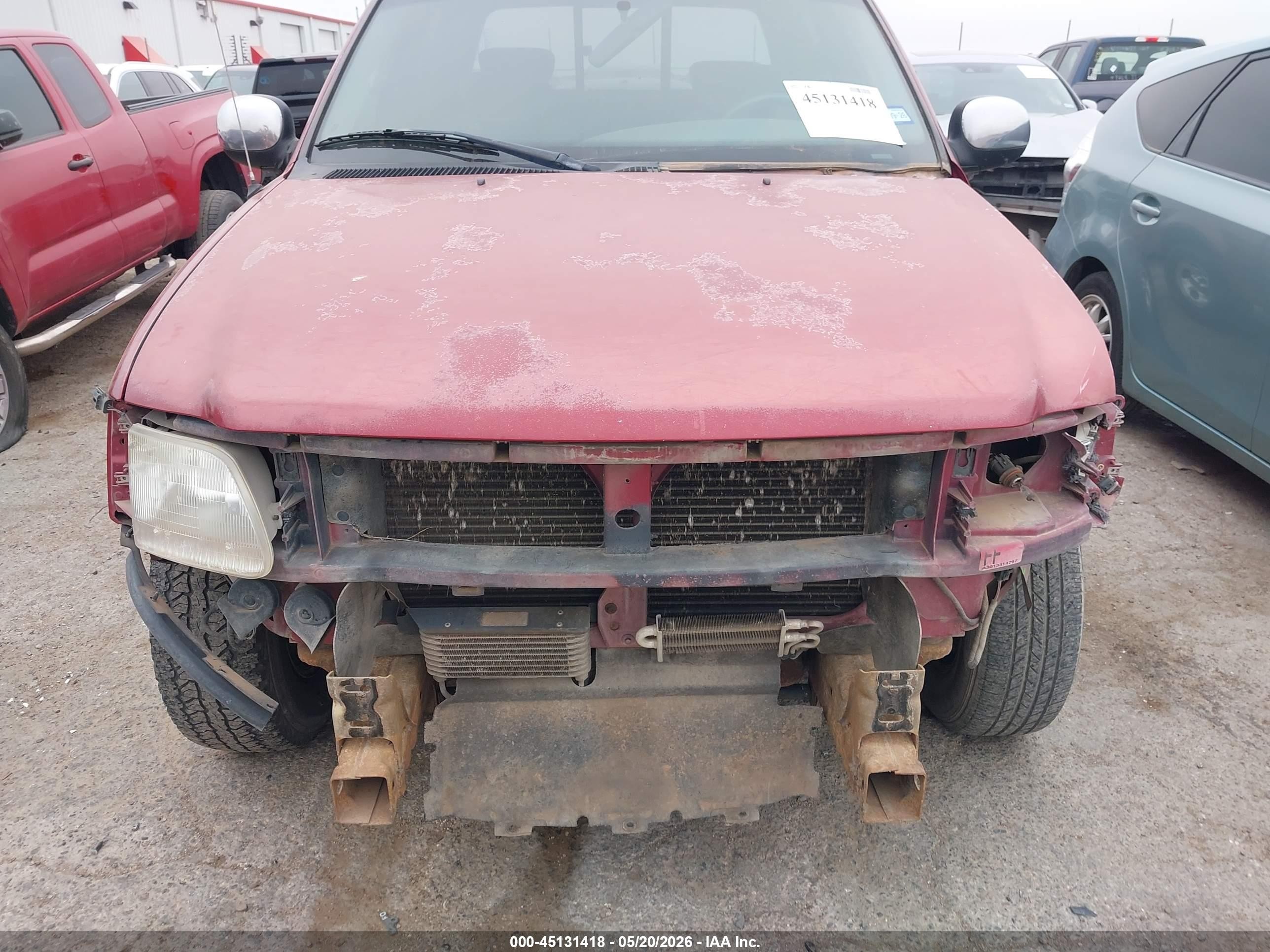 2001 Ford F-150 Harley-davidson Edition/king Ranch Edition/lariat/xlt Maroon vin: 1FTRW07L81KA30133
