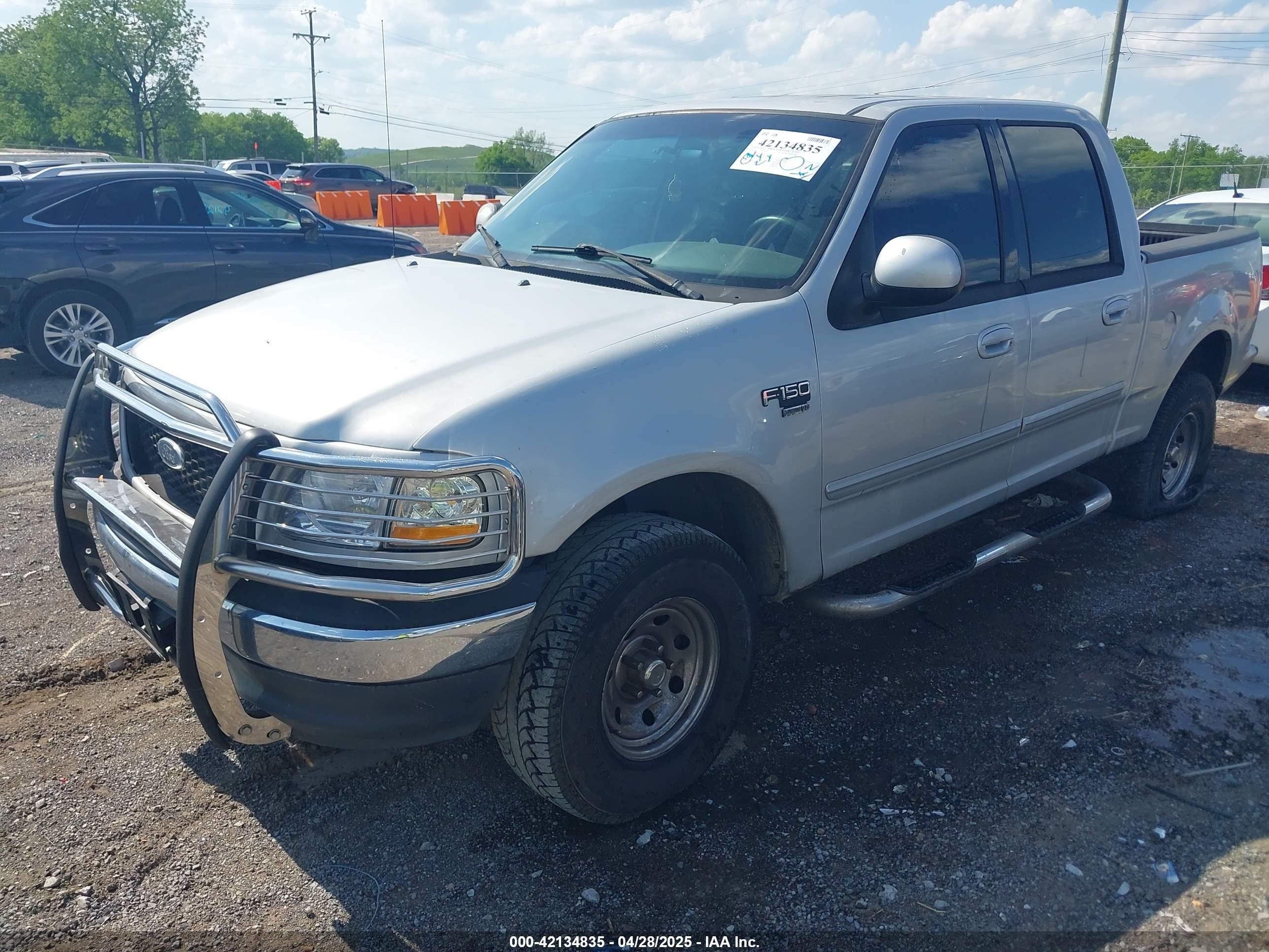 2001 Ford F-150 Supercrew Harley-davidson Edition/king Ranch Edition/lariat/xlt Silver vin: 1FTRW07L81KA32285