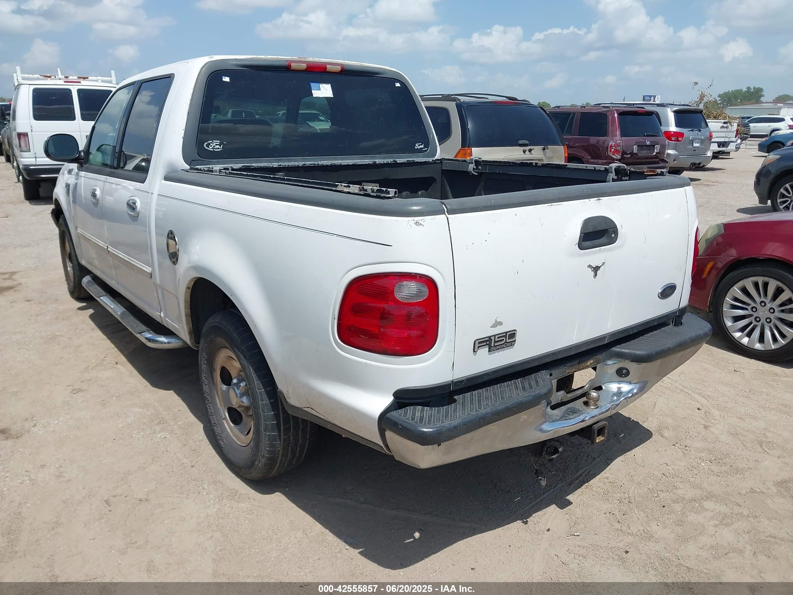 2001 Ford F-150 Supercrew Harley-davidson Edition/king Ranch Edition/lariat/xlt White vin: 1FTRW07L81KA43738