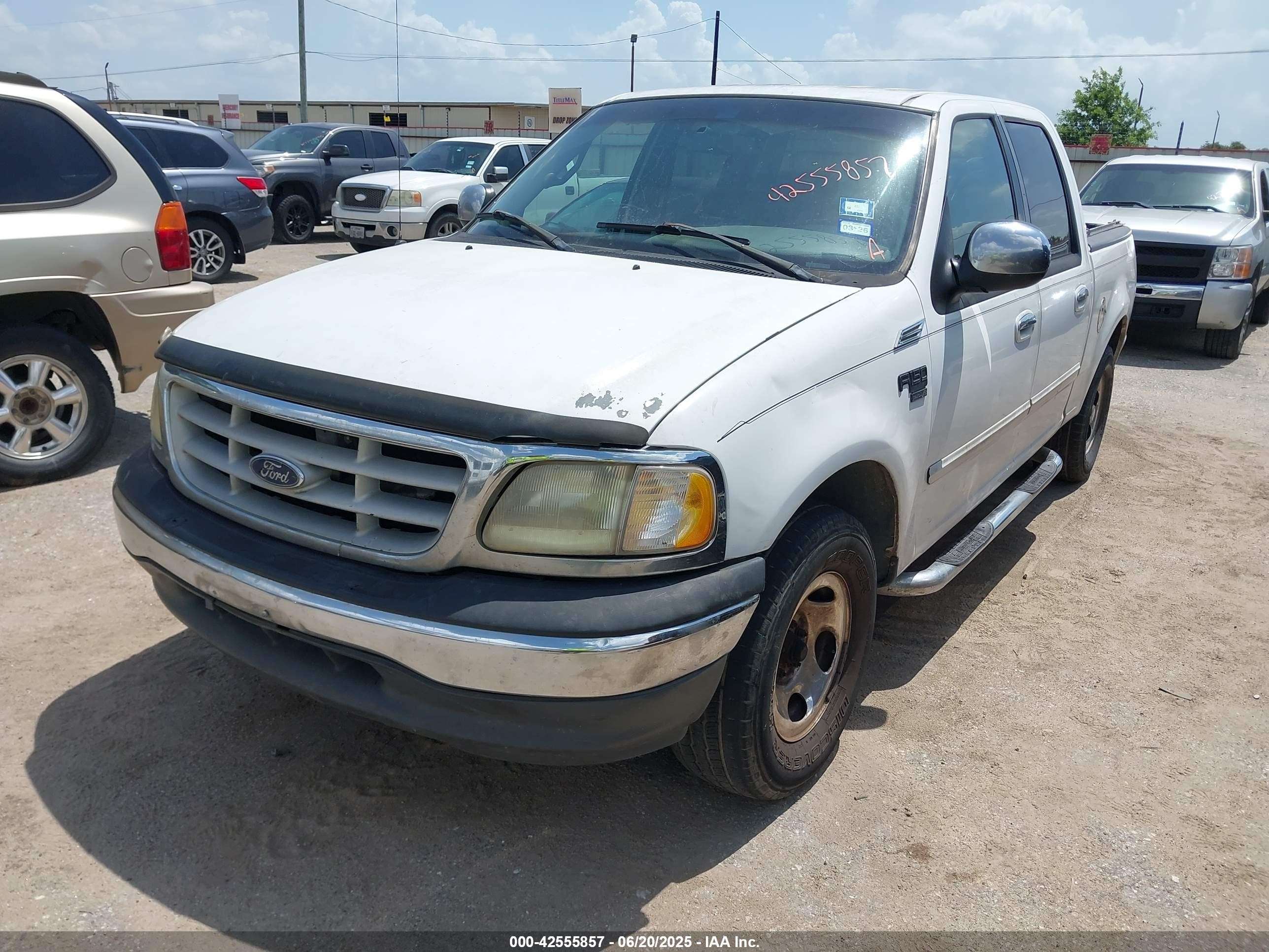2001 Ford F-150 Supercrew Harley-davidson Edition/king Ranch Edition/lariat/xlt White vin: 1FTRW07L81KA43738