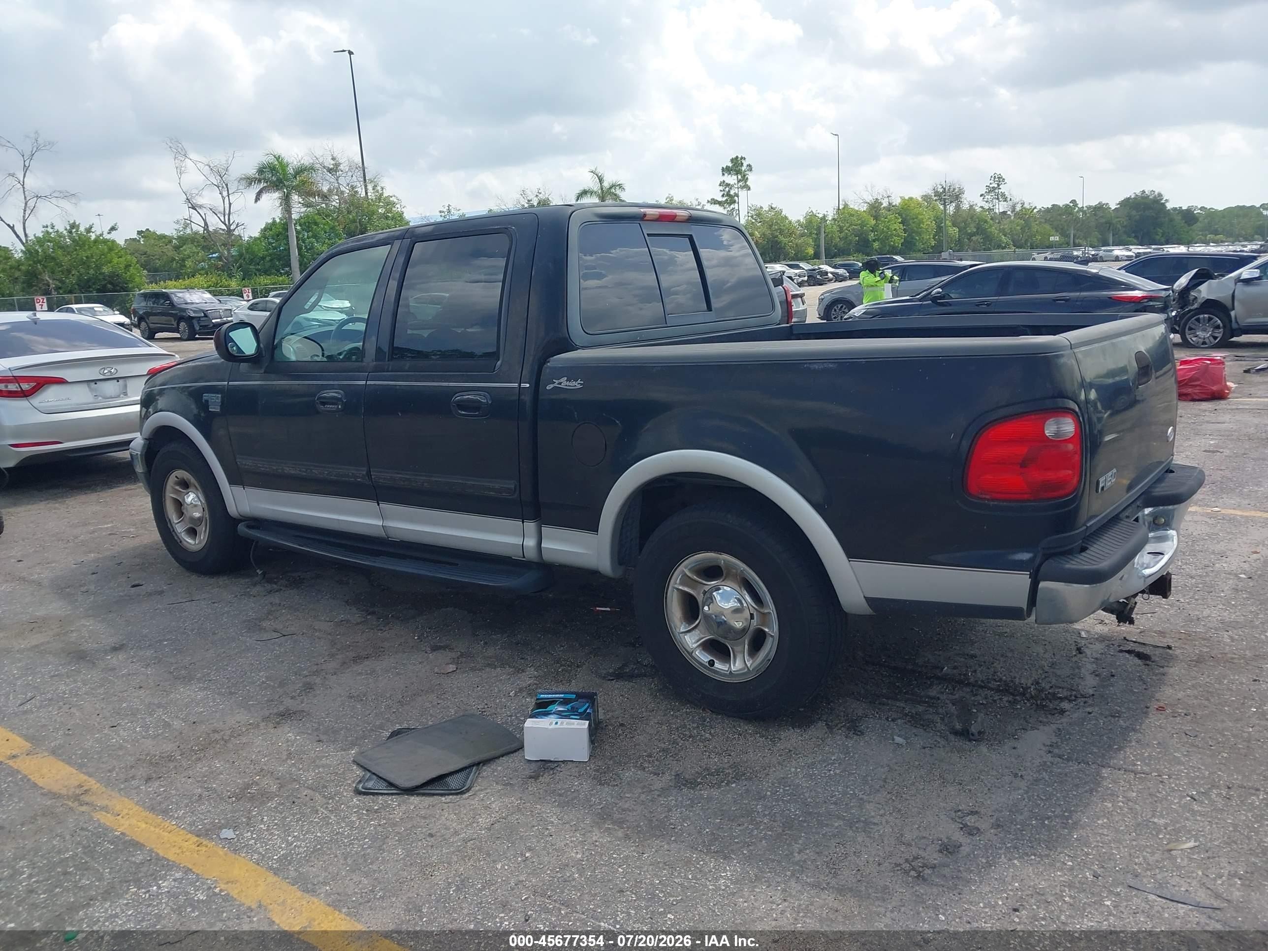 2001 Ford F-150 Harley-davidson Edition/king Ranch Edition/lariat/xlt Black vin: 1FTRW07L81KC05321