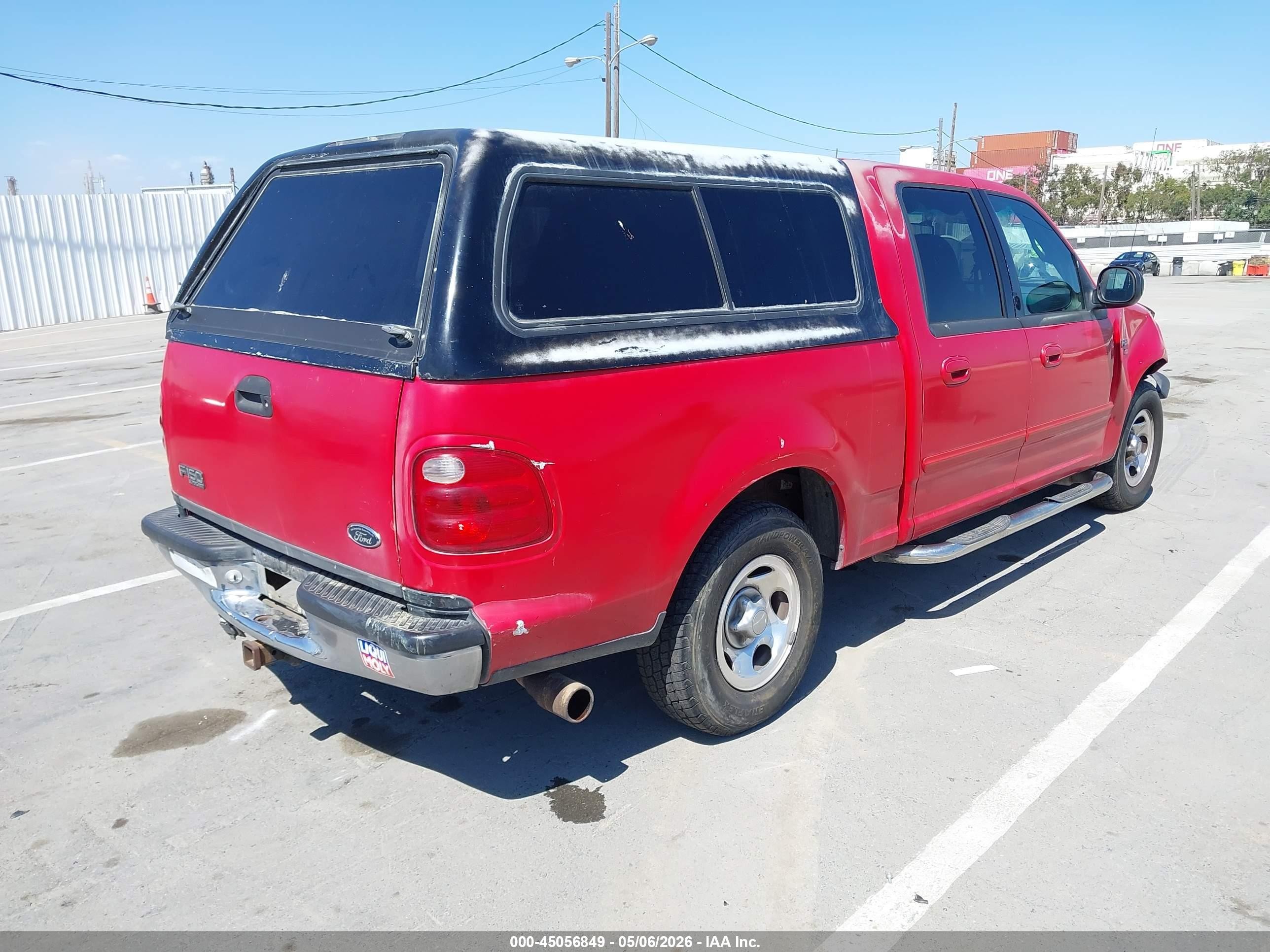 2001 Ford F-150 Harley-davidson Edition/king Ranch Edition/lariat/xlt Red vin: 1FTRW07L81KD72407