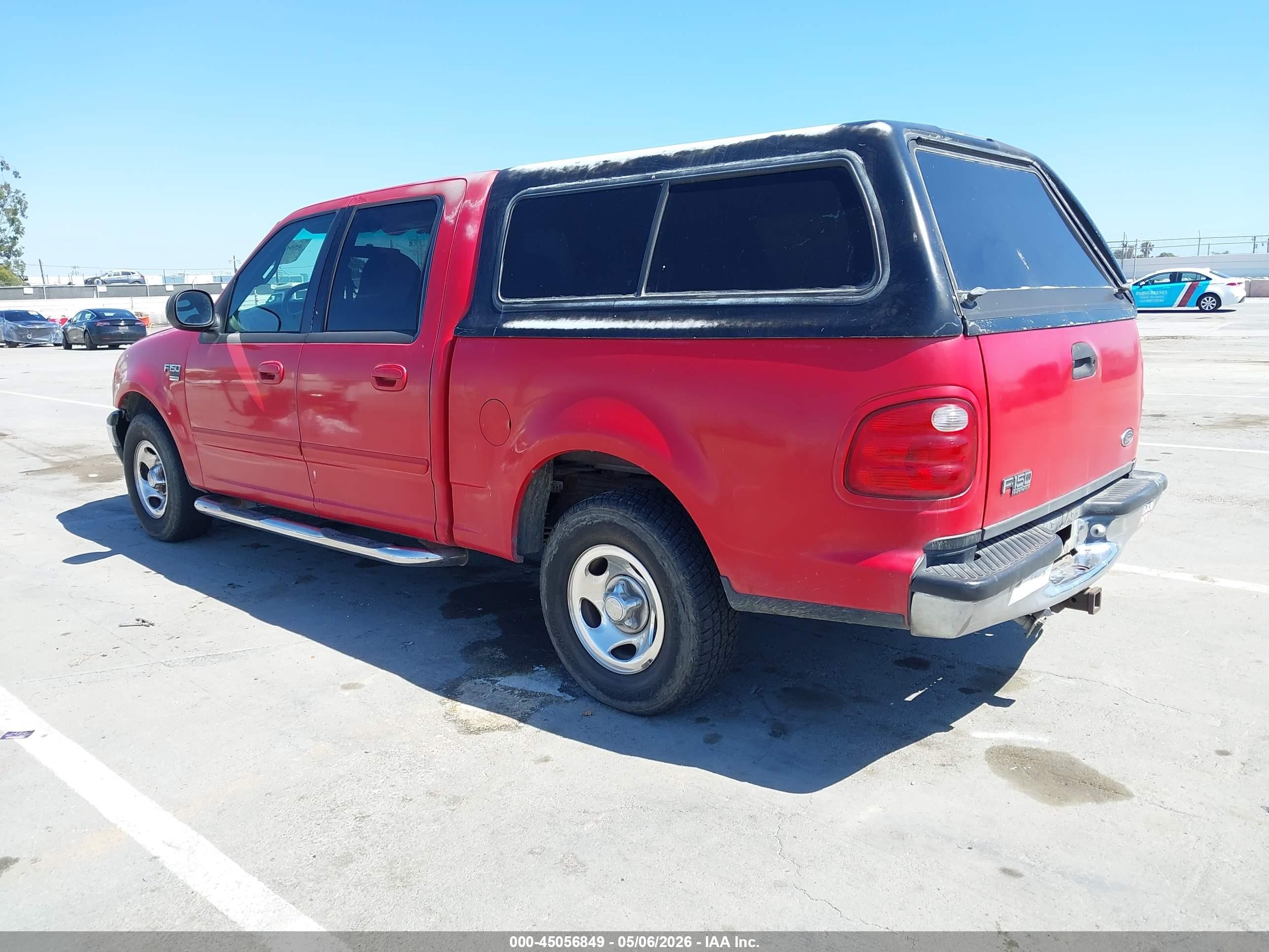 2001 Ford F-150 Harley-davidson Edition/king Ranch Edition/lariat/xlt Red vin: 1FTRW07L81KD72407
