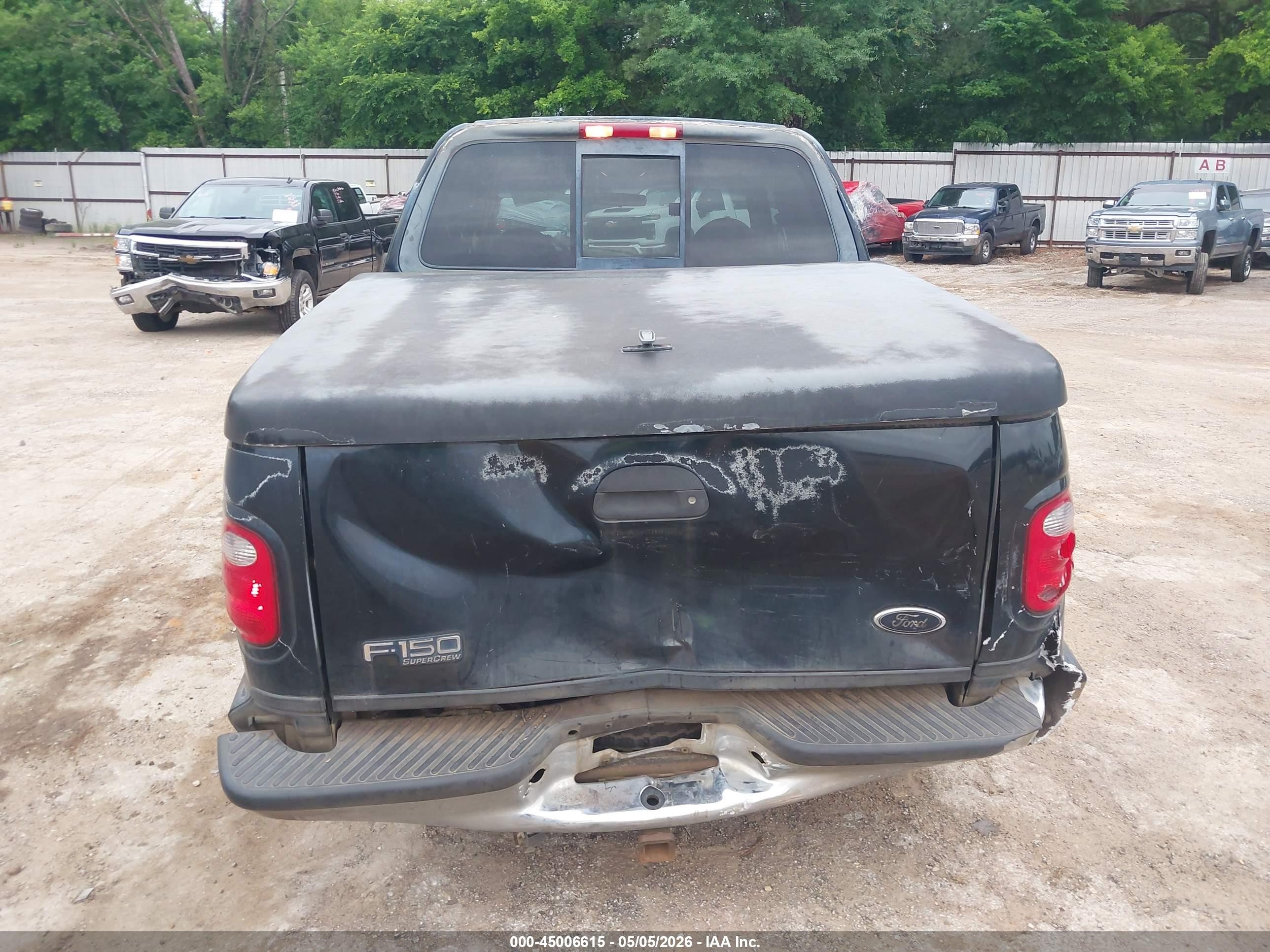 2001 Ford F-150 Harley-davidson Edition/king Ranch Edition/lariat/xlt Black vin: 1FTRW07L81KE36591