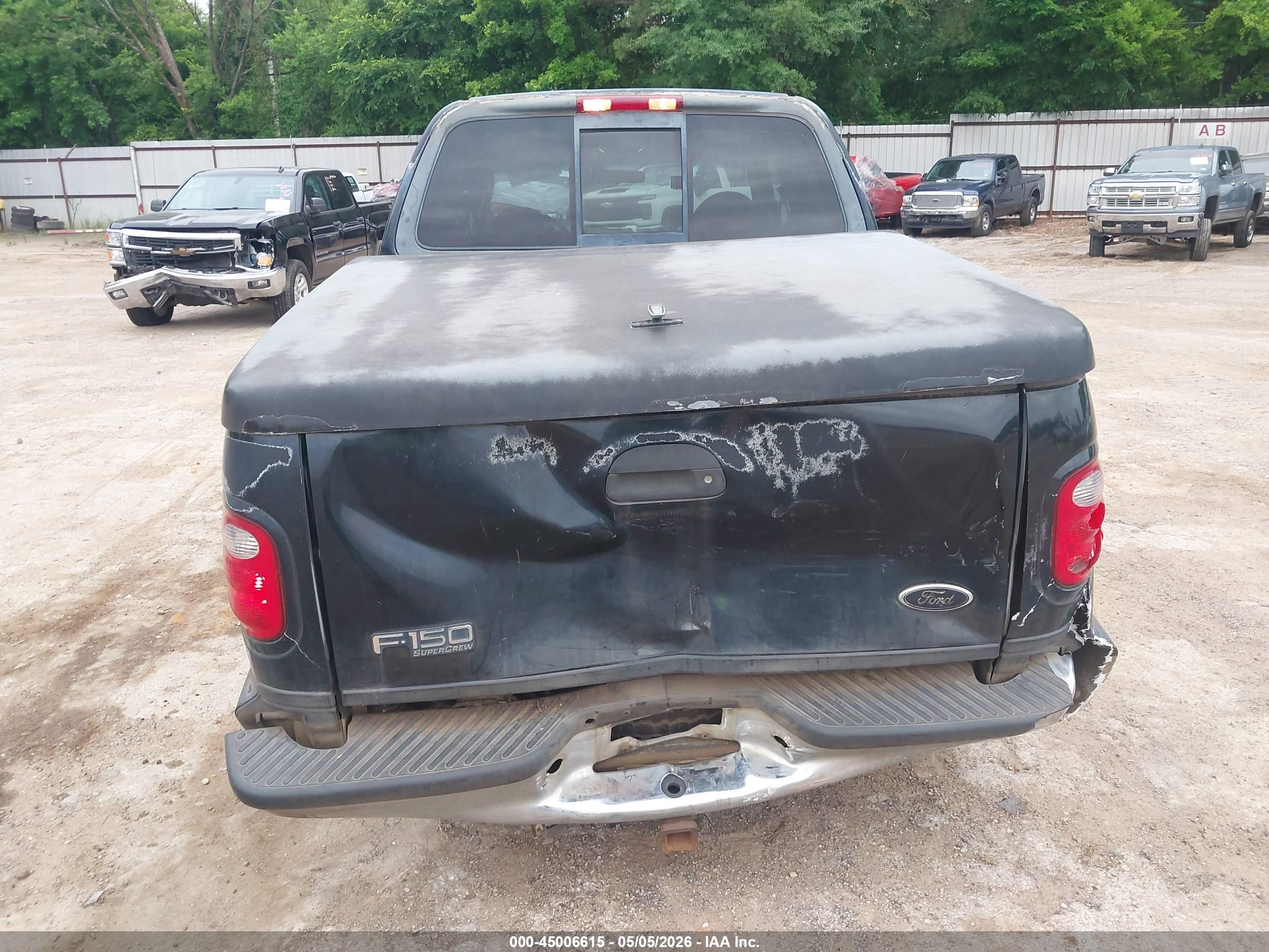 2001 Ford F-150 Harley-davidson Edition/king Ranch Edition/lariat/xlt Black vin: 1FTRW07L81KE36591