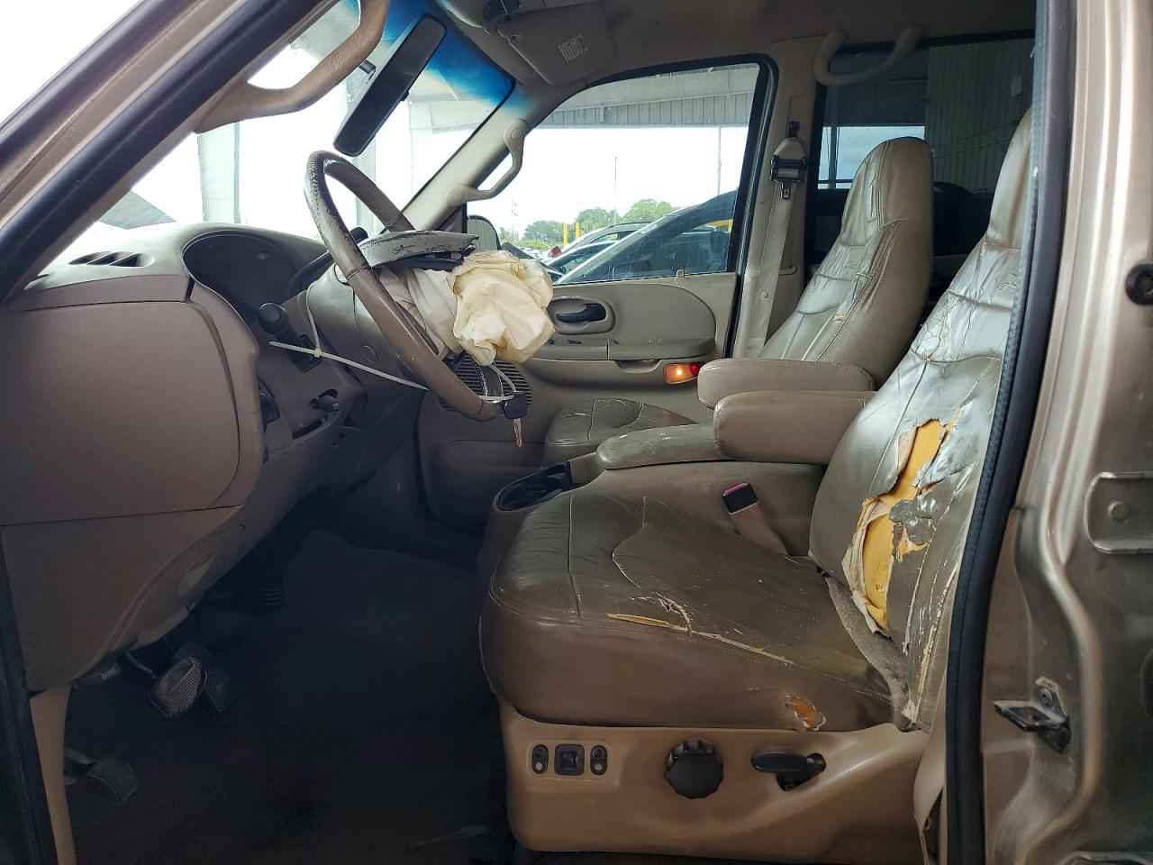 2001 Ford F150 Supercrew Tan vin: 1FTRW07L81KF26145