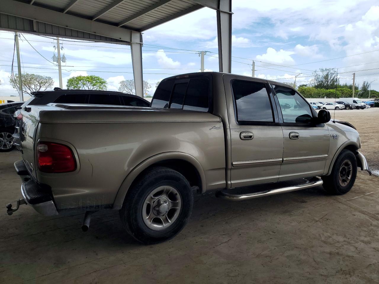 2001 Ford F150 Supercrew Tan vin: 1FTRW07L81KF26145