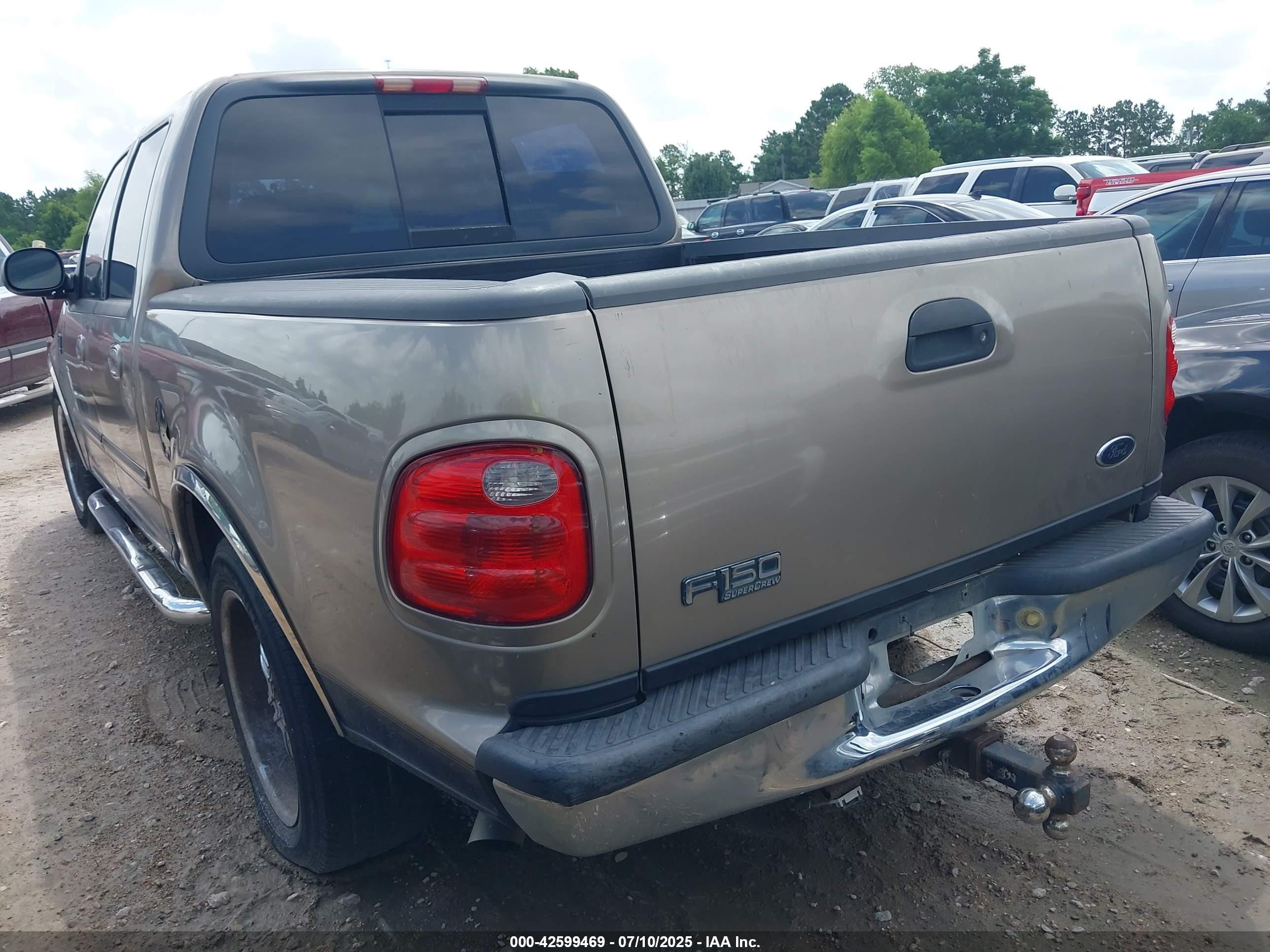 2001 Ford F-150 Supercrew Harley-davidson Edition/king Ranch Edition/lariat/xlt Серый vin: 1FTRW07L81KF91240