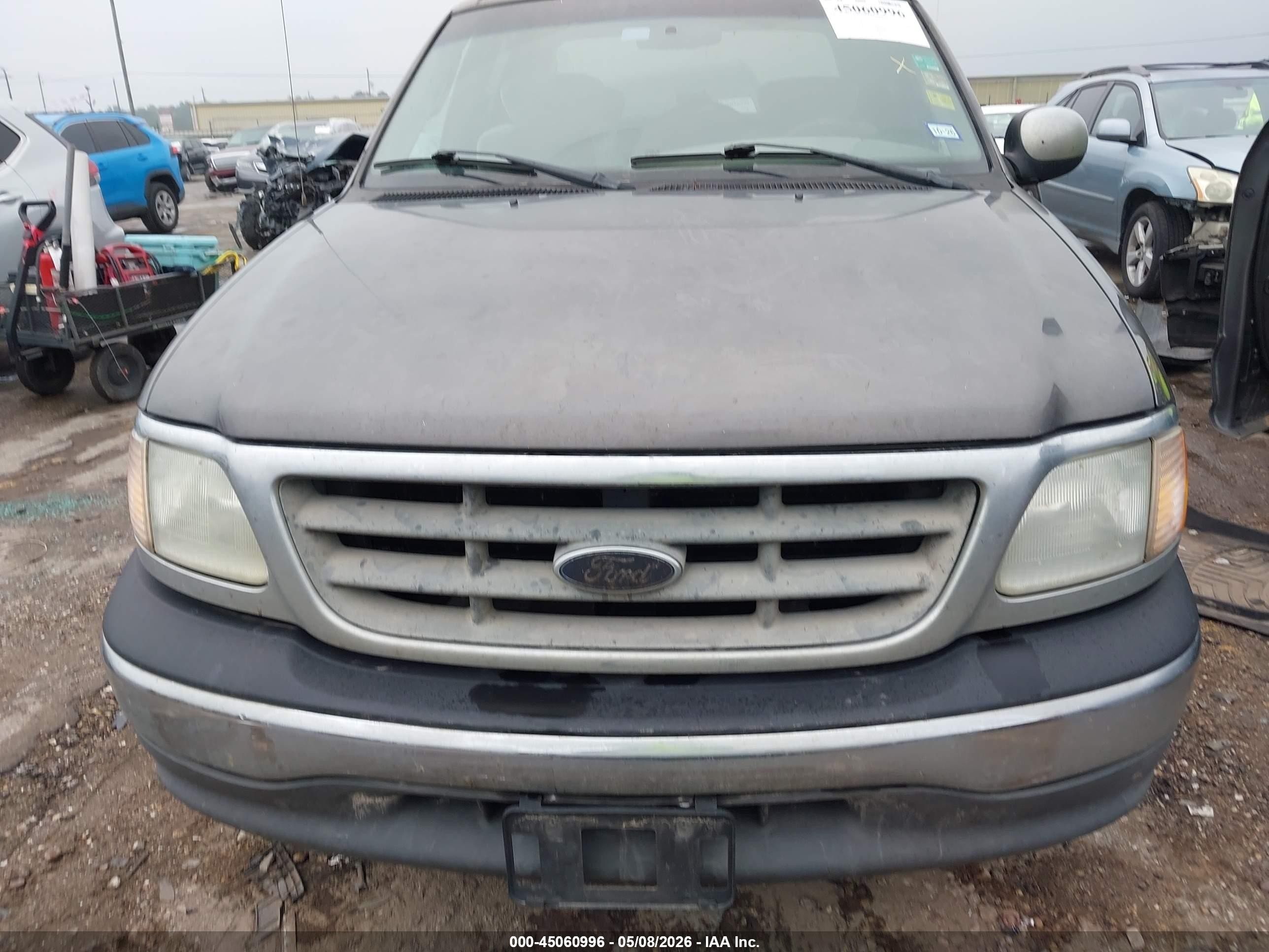 2002 Ford F-150 Lariat/xlt Gray vin: 1FTRW07L82KA89944