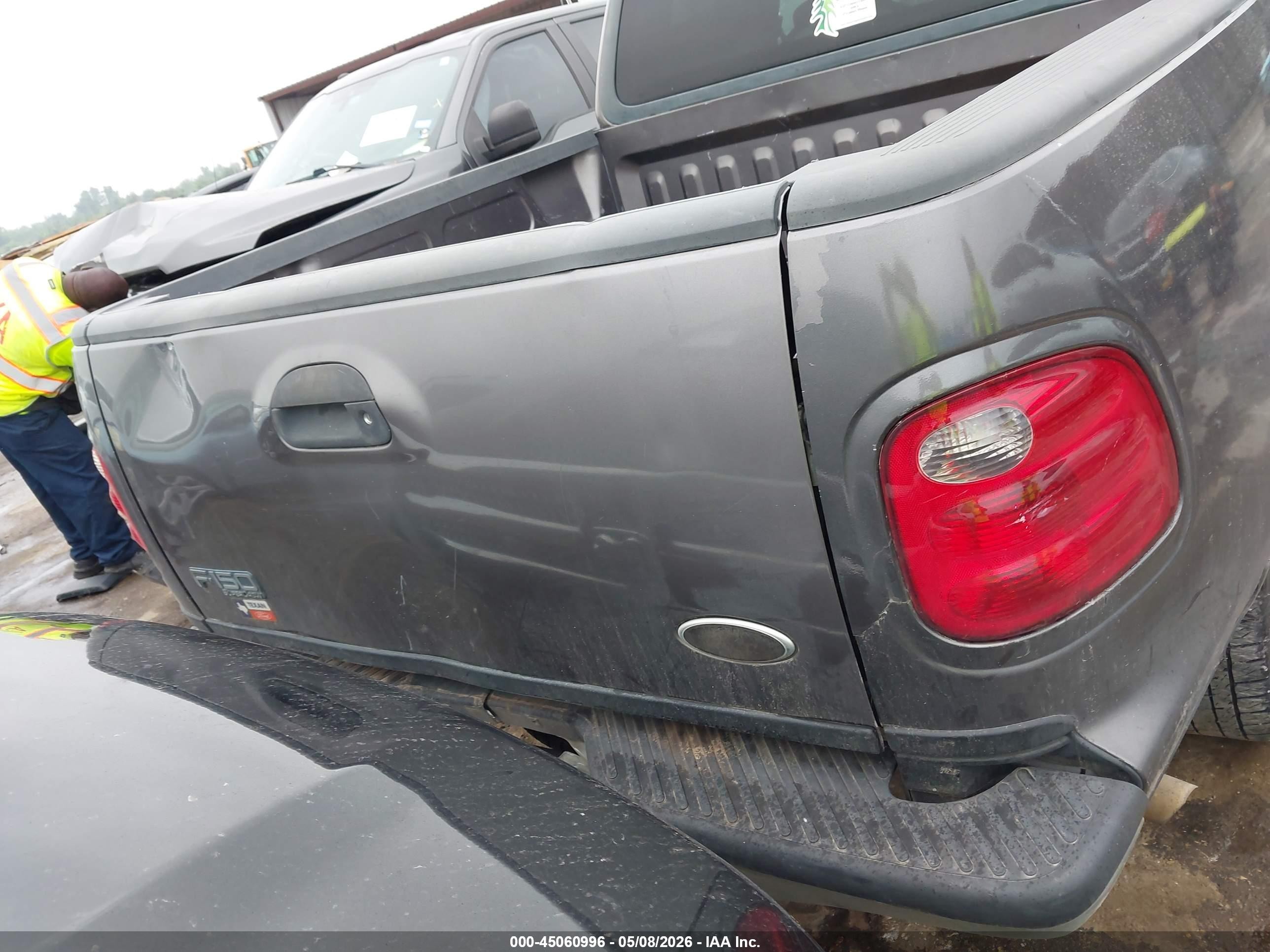 2002 Ford F-150 Lariat/xlt Gray vin: 1FTRW07L82KA89944
