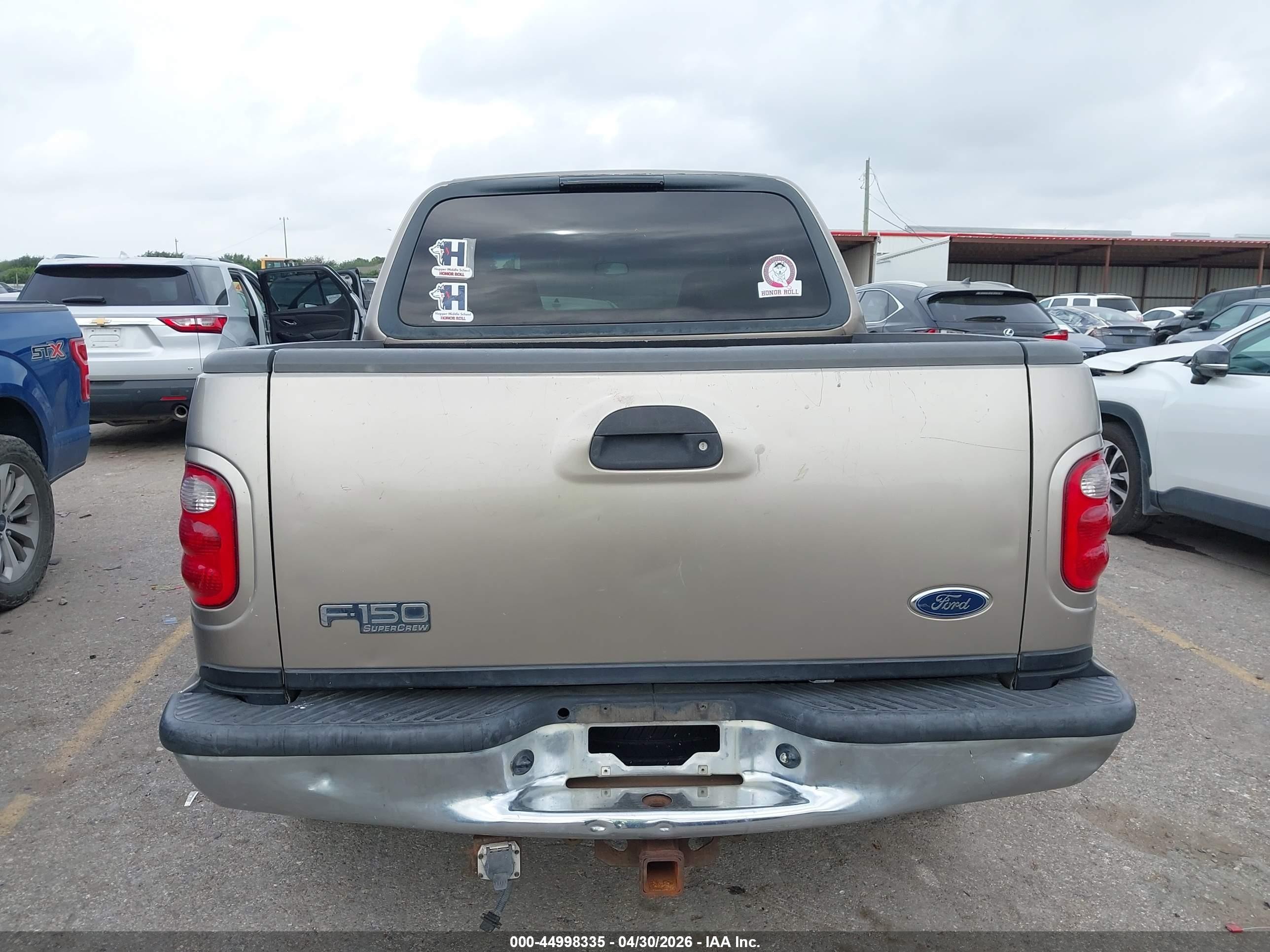 2002 Ford F-150 Lariat/xlt Tan vin: 1FTRW07L82KB33585