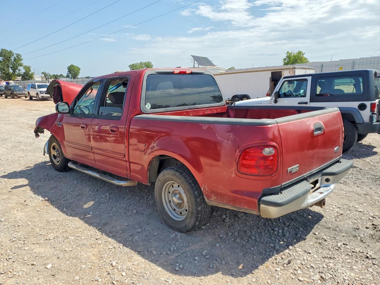 2002 Ford F150 Supercrew Бордовый vin: 1FTRW07L82KC43651