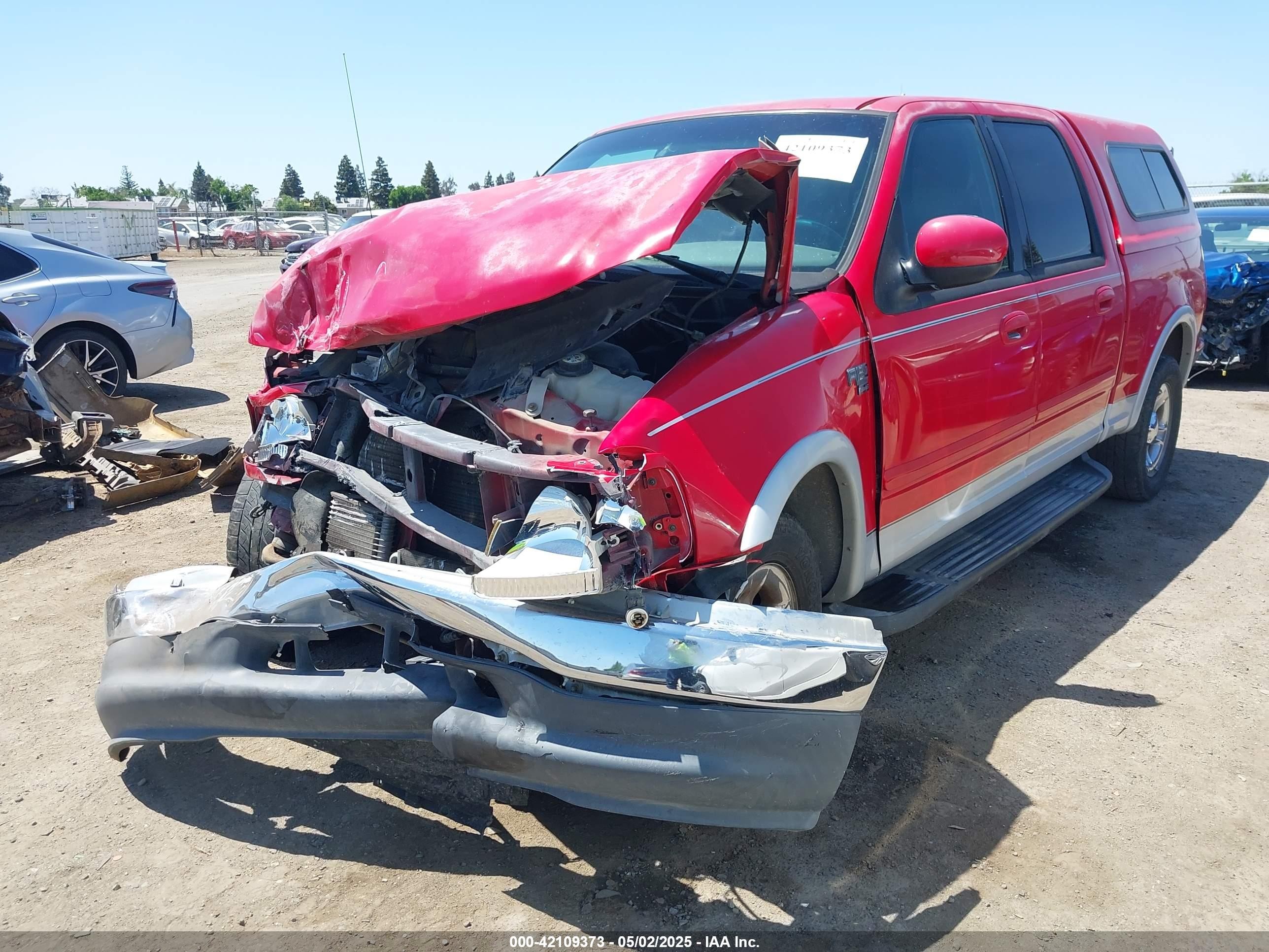 2001 Ford F-150 Supercrew Harley-davidson Edition/king Ranch Edition/lariat/xlt Red vin: 1FTRW07L91KB33447