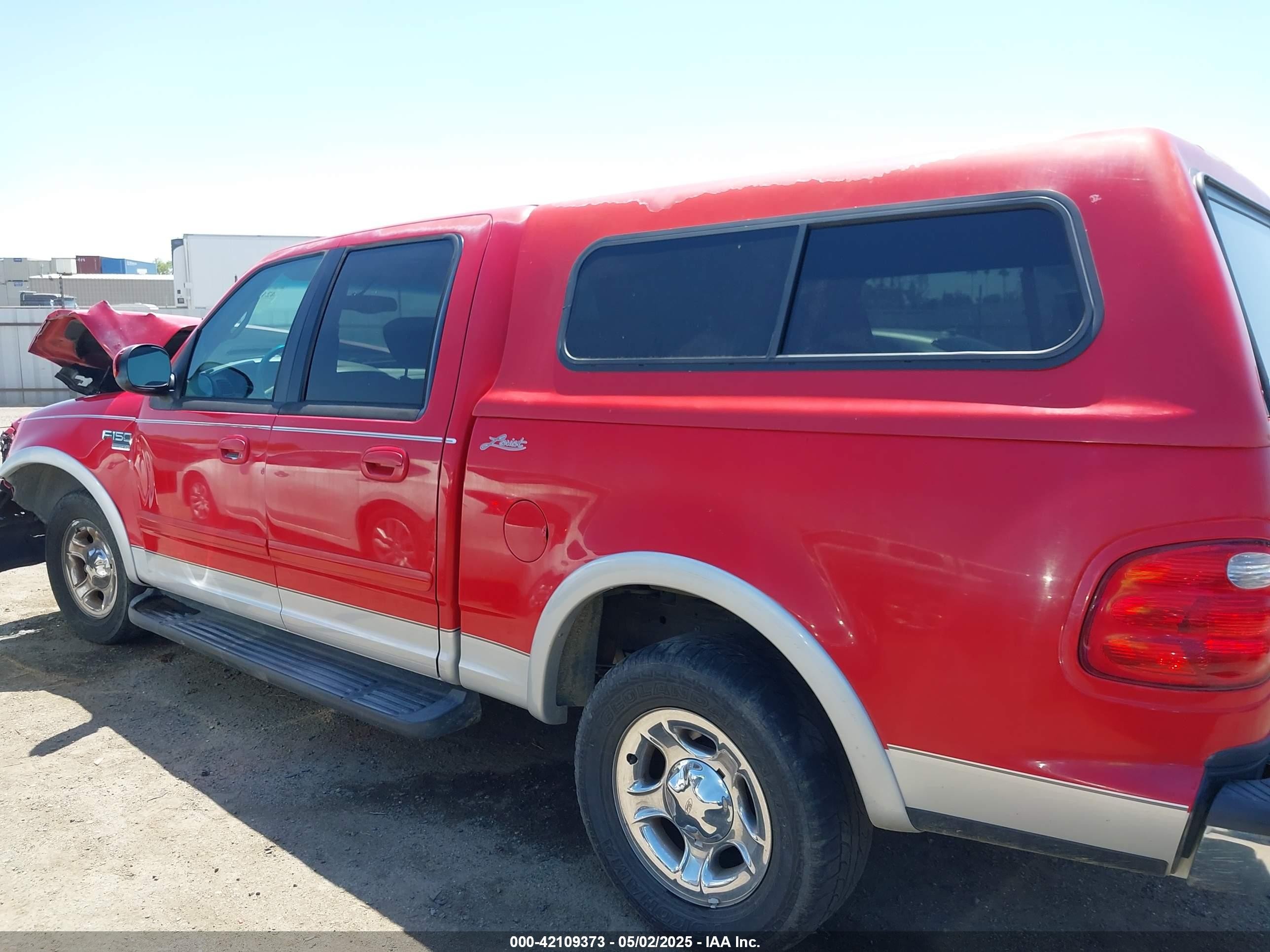 2001 Ford F-150 Supercrew Harley-davidson Edition/king Ranch Edition/lariat/xlt Red vin: 1FTRW07L91KB33447
