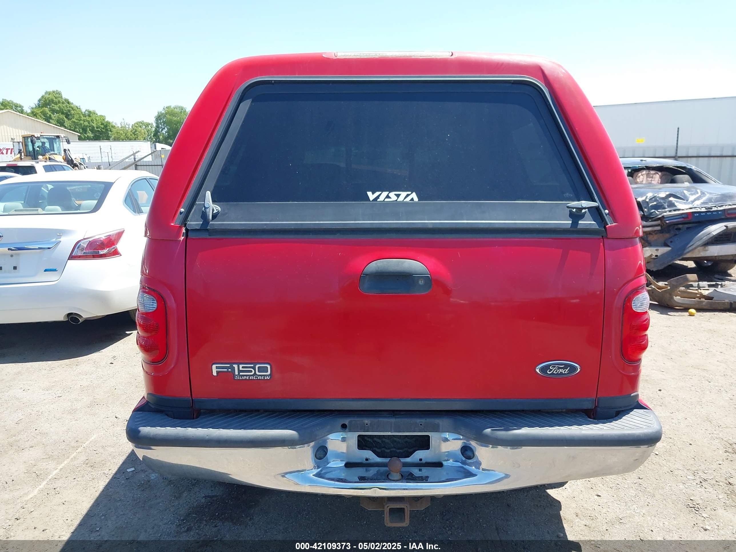 2001 Ford F-150 Supercrew Harley-davidson Edition/king Ranch Edition/lariat/xlt Red vin: 1FTRW07L91KB33447