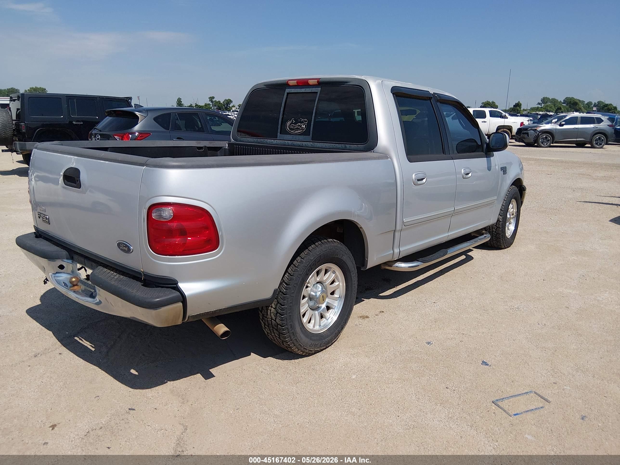 2001 Ford F-150 Harley-davidson Edition/king Ranch Edition/lariat/xlt Silver vin: 1FTRW07L91KB38115