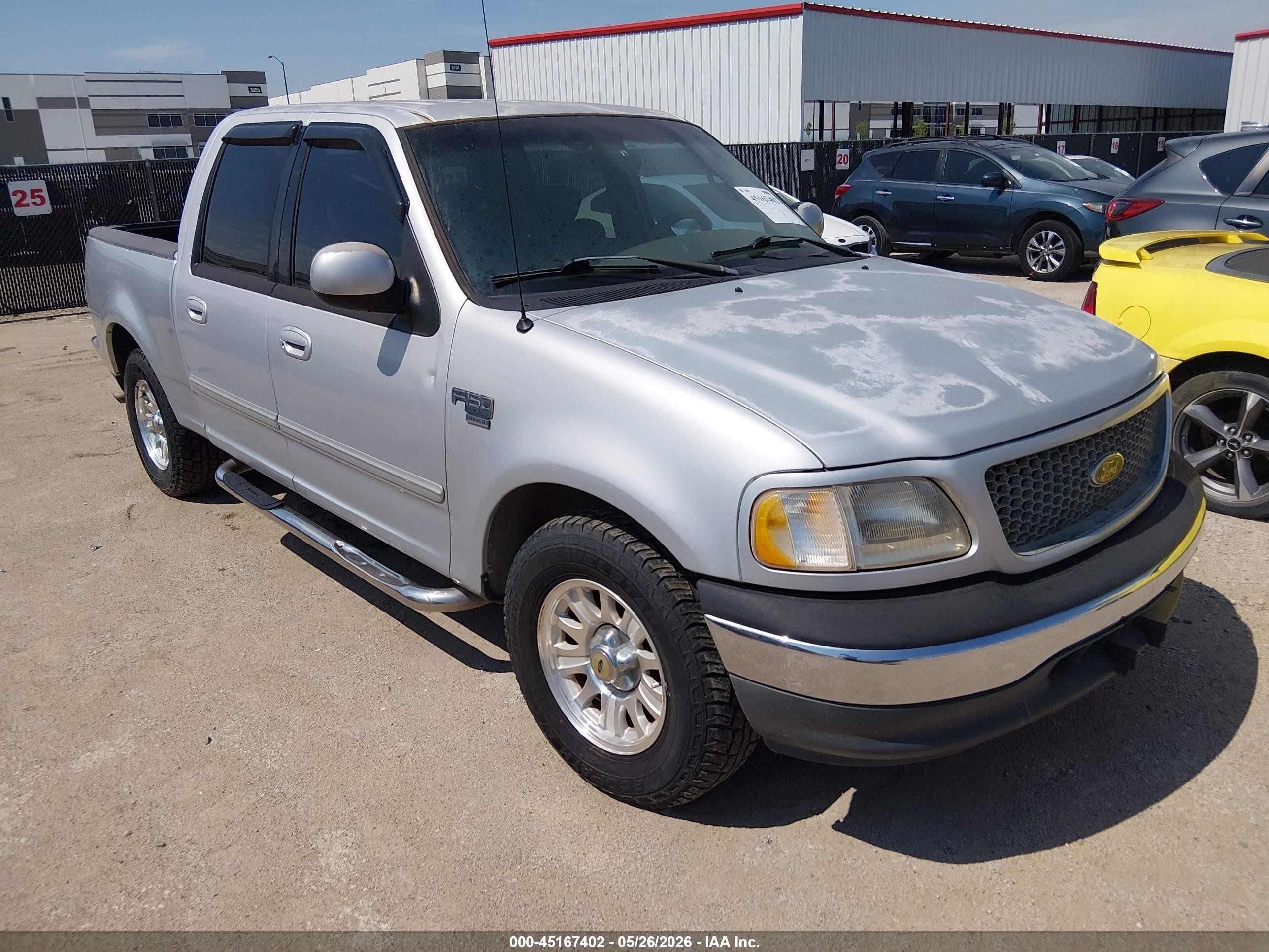 2001 Ford F-150 Harley-davidson Edition/king Ranch Edition/lariat/xlt Silver vin: 1FTRW07L91KB38115