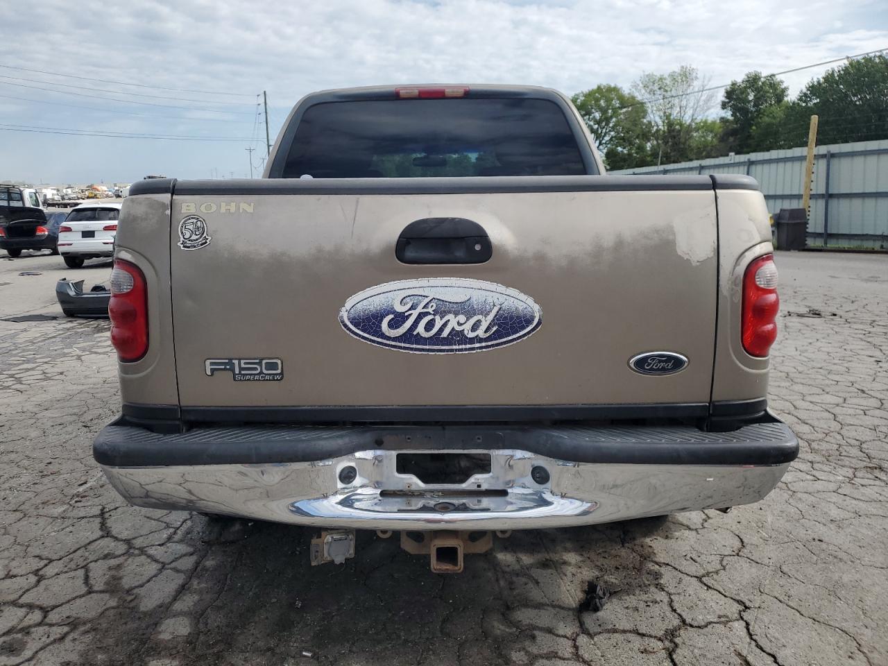 2001 Ford F150 Supercrew Gray vin: 1FTRW07L91KB68554