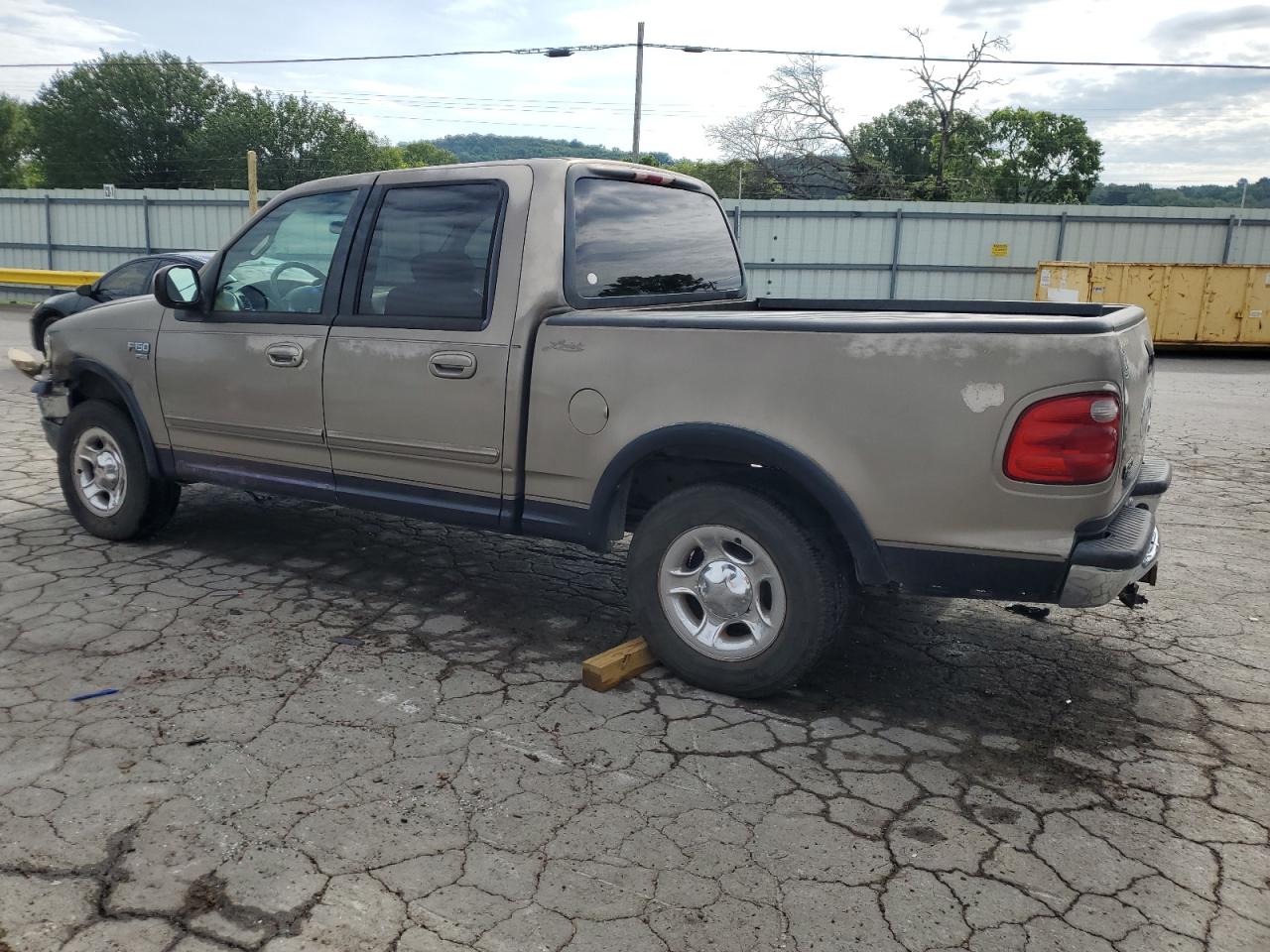 2001 Ford F150 Supercrew Gray vin: 1FTRW07L91KB68554