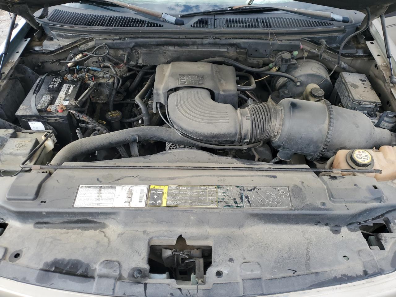 2001 Ford F150 Supercrew Gray vin: 1FTRW07L91KB68554