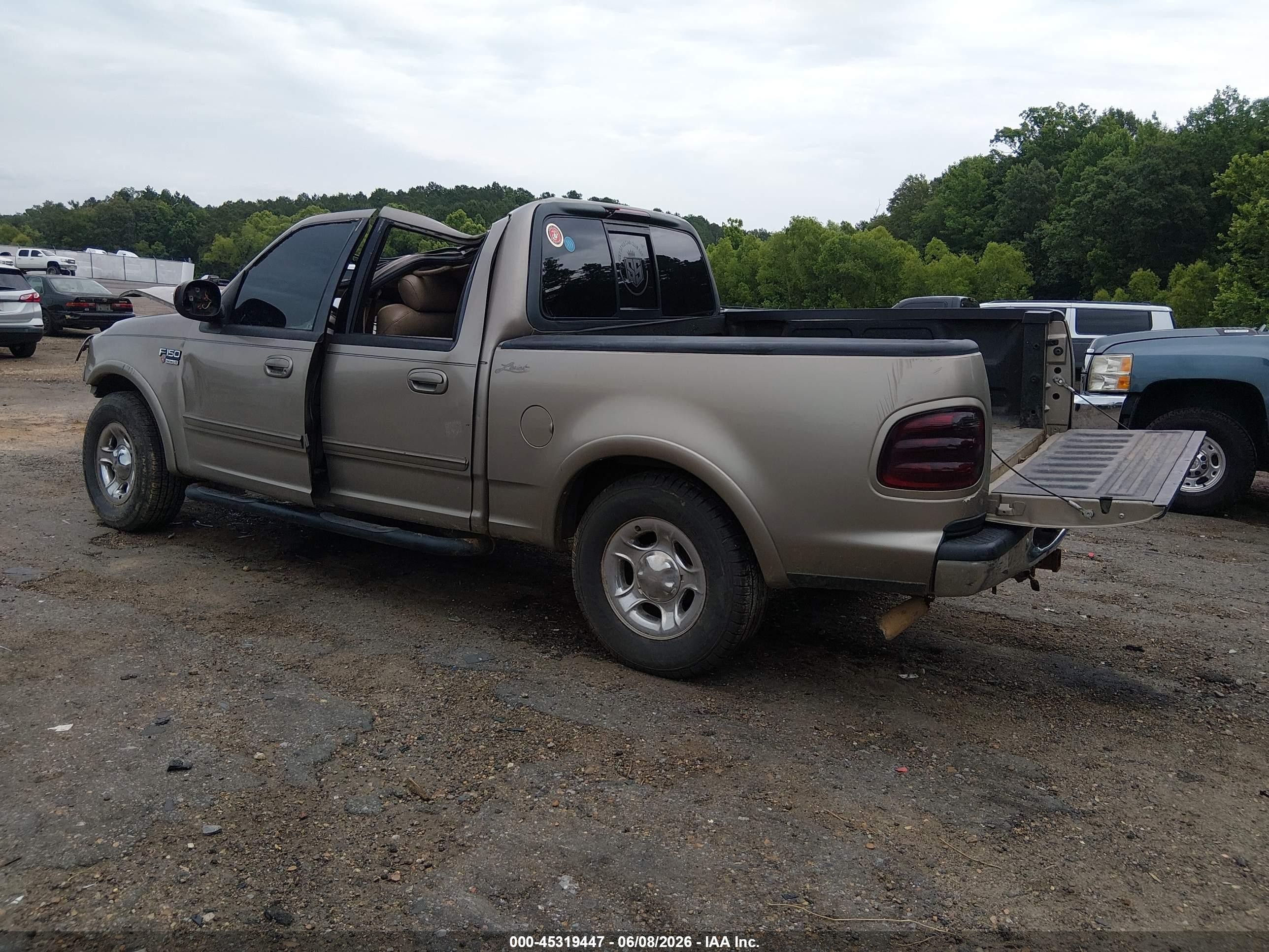 2001 Ford F-150 Harley-davidson Edition/king Ranch Edition/lariat/xlt Желто-коричневый vin: 1FTRW07L91KC47349