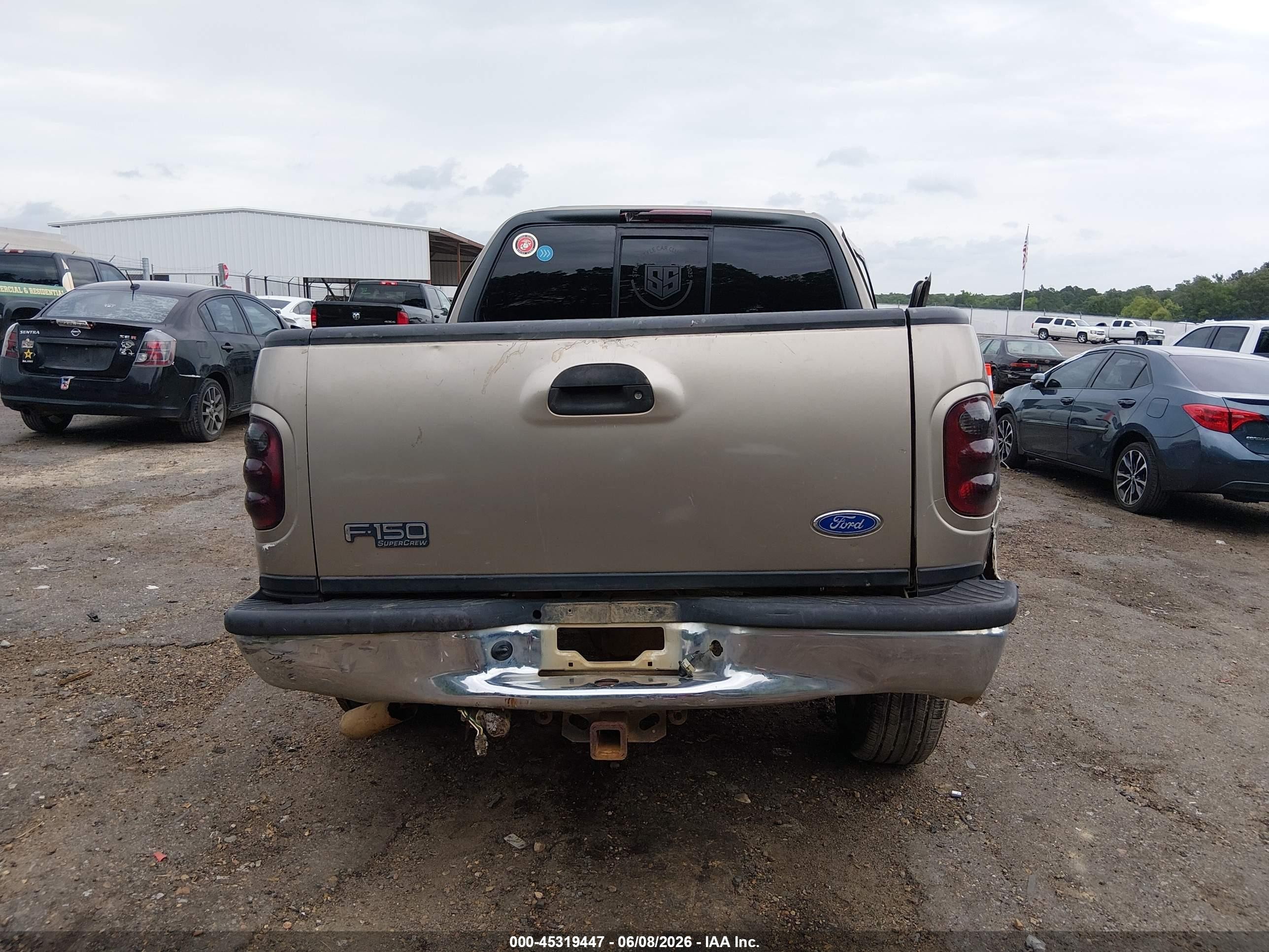 2001 Ford F-150 Harley-davidson Edition/king Ranch Edition/lariat/xlt Желто-коричневый vin: 1FTRW07L91KC47349