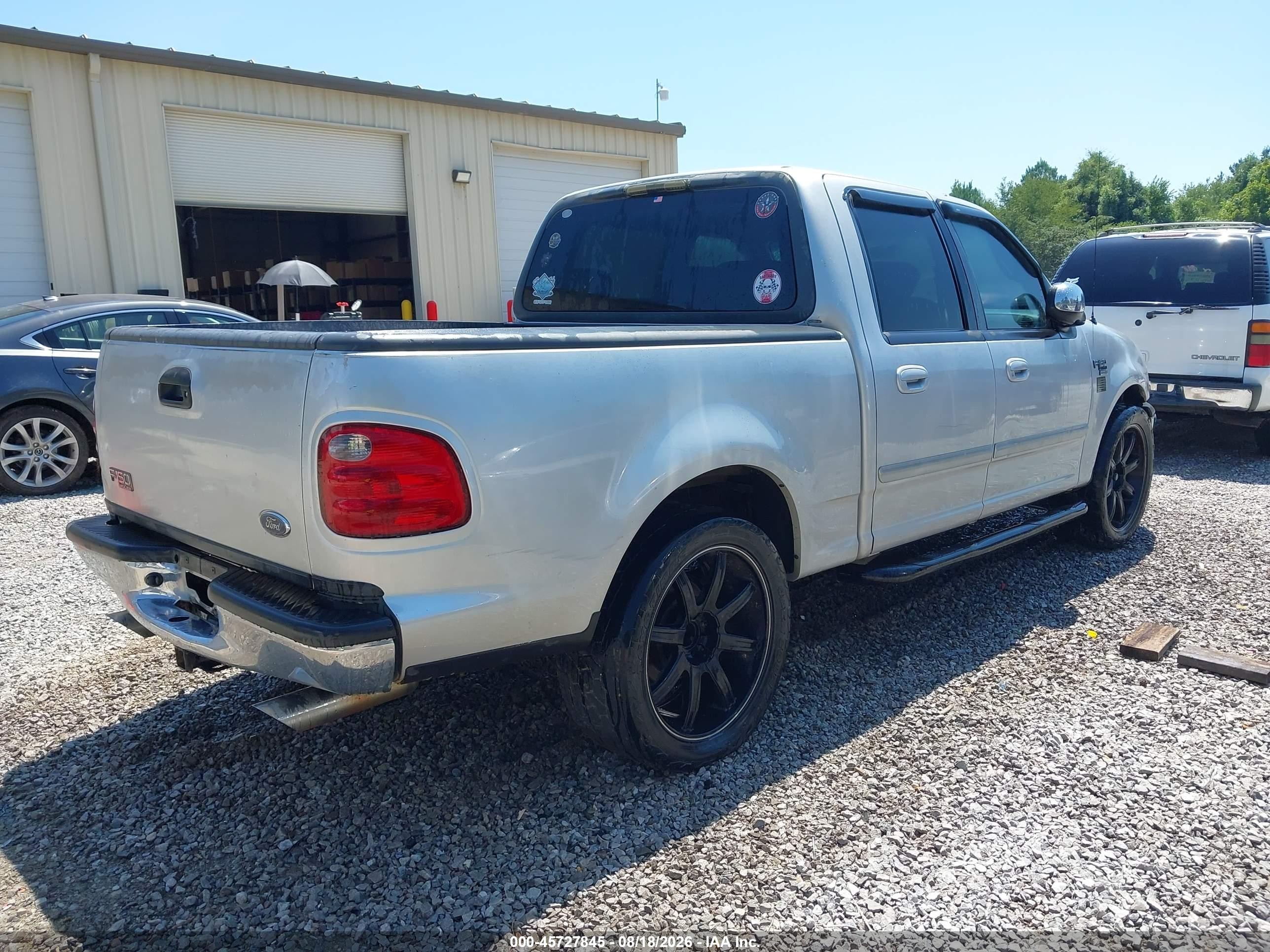 2001 Ford F-150 Harley-davidson Edition/king Ranch Edition/lariat/xlt Silver vin: 1FTRW07L91KC62076