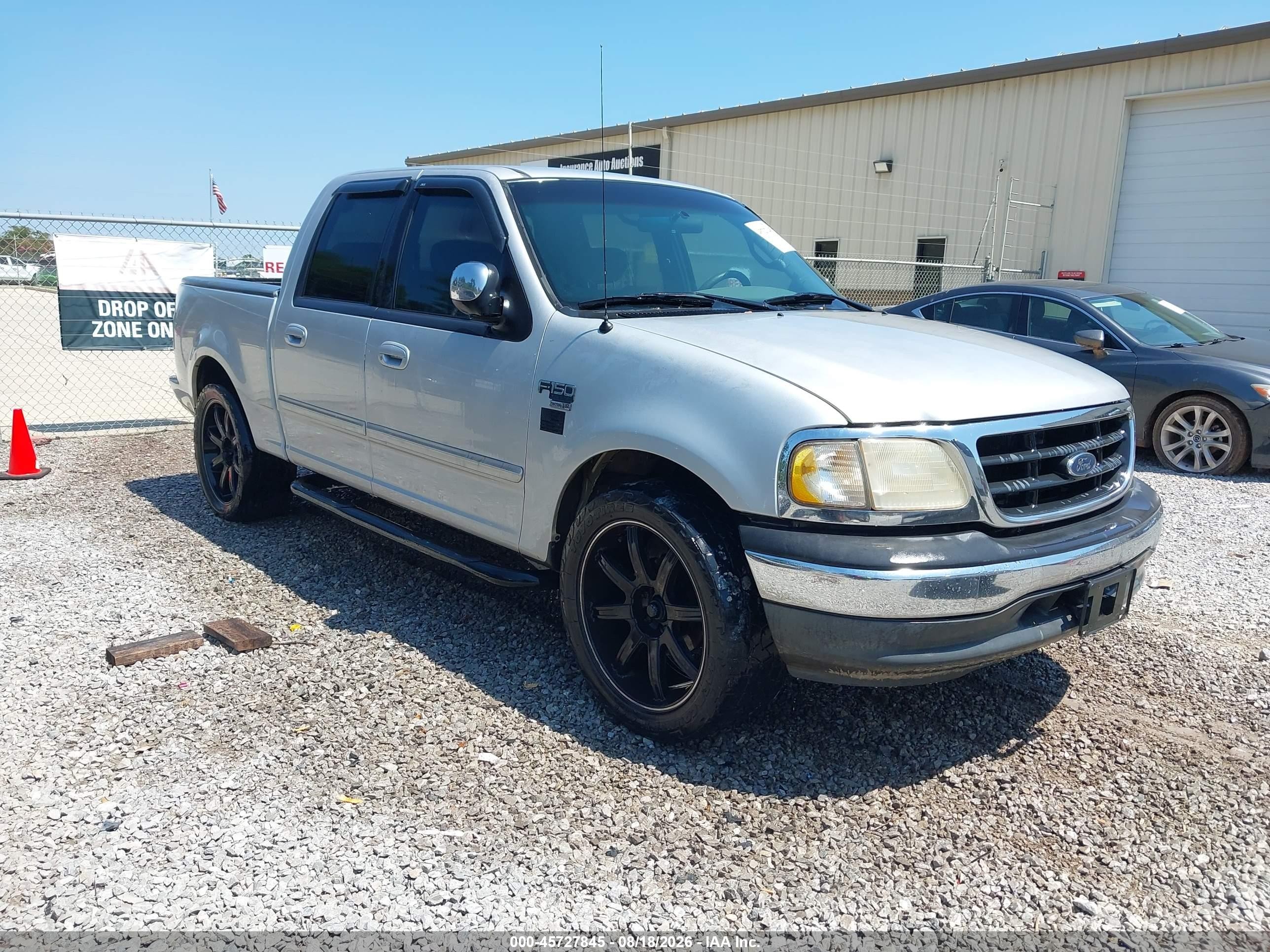 2001 Ford F-150 Harley-davidson Edition/king Ranch Edition/lariat/xlt Silver vin: 1FTRW07L91KC62076