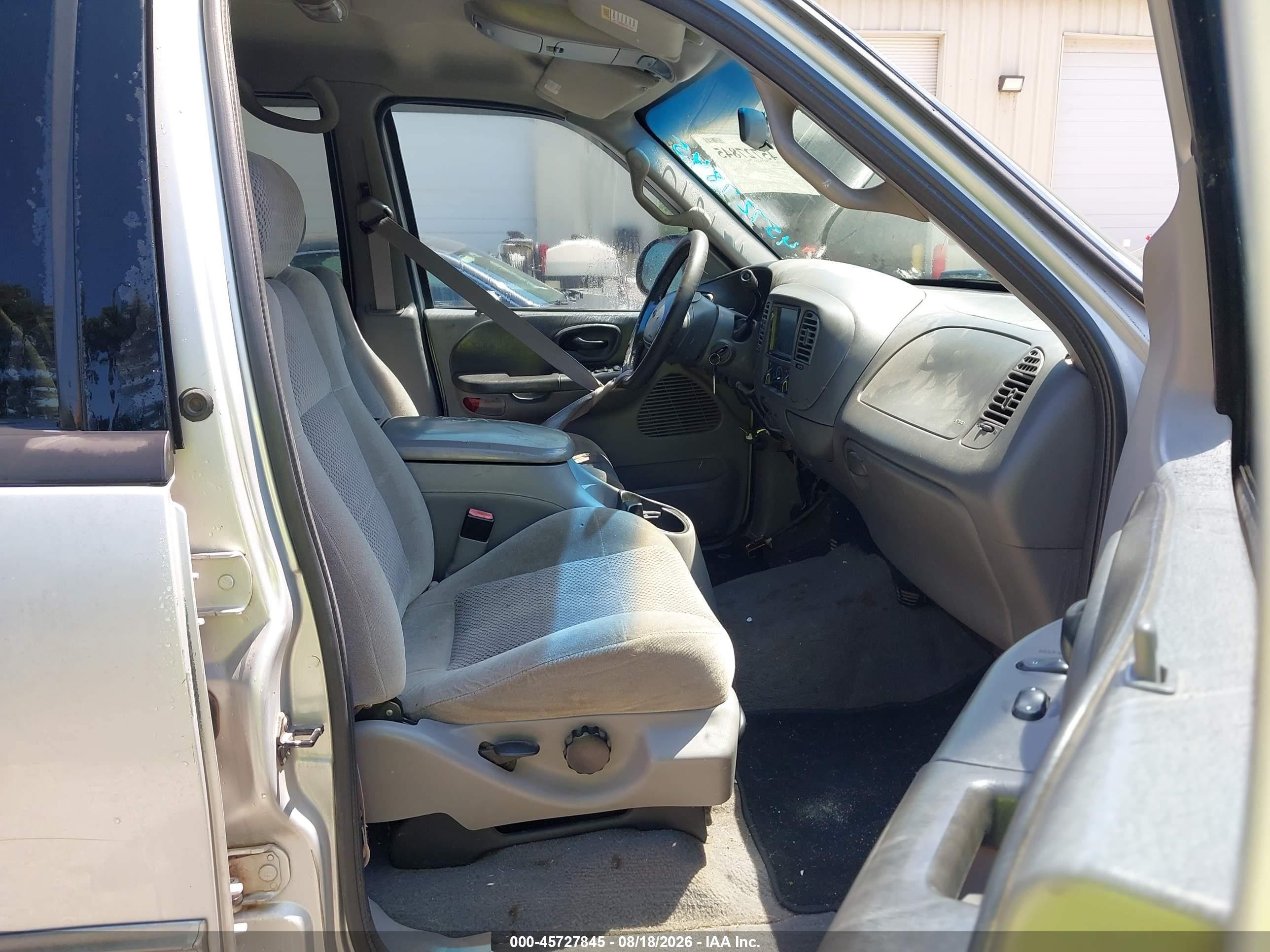 2001 Ford F-150 Harley-davidson Edition/king Ranch Edition/lariat/xlt Silver vin: 1FTRW07L91KC62076