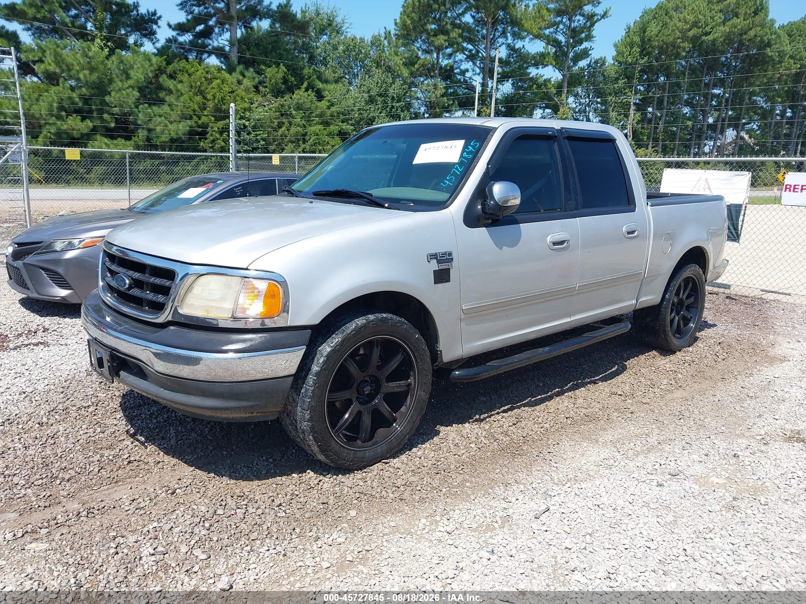 2001 Ford F-150 Harley-davidson Edition/king Ranch Edition/lariat/xlt Silver vin: 1FTRW07L91KC62076