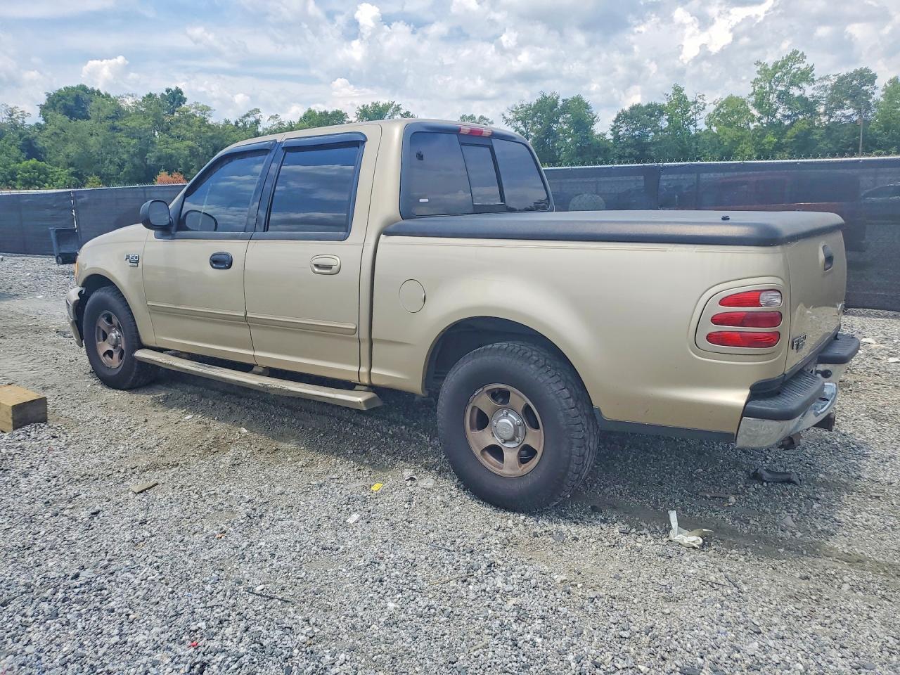 2001 Ford F150 Supercrew Tan vin: 1FTRW07L91KE33585
