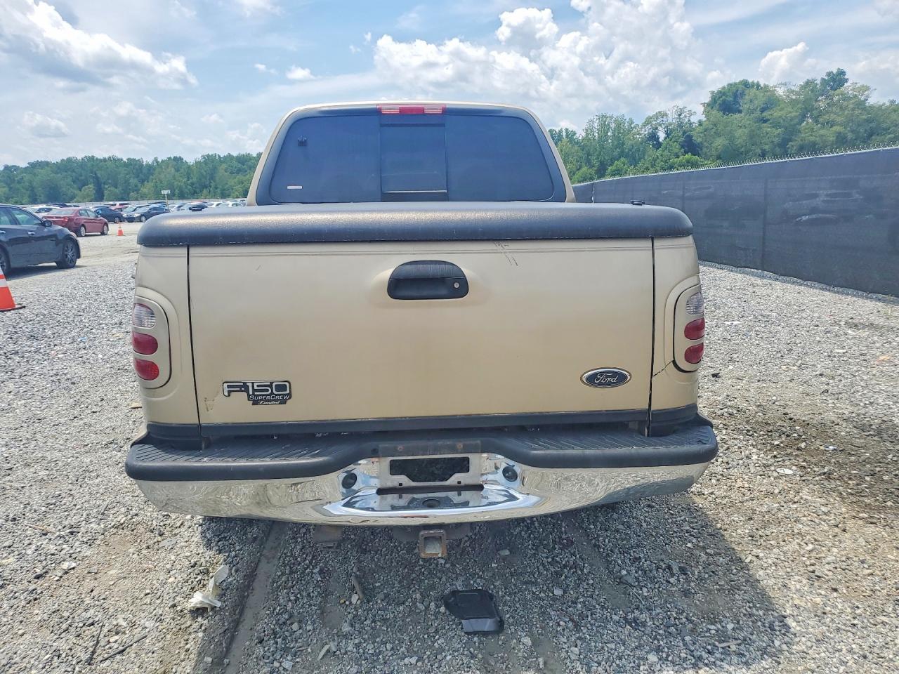 2001 Ford F150 Supercrew Tan vin: 1FTRW07L91KE33585