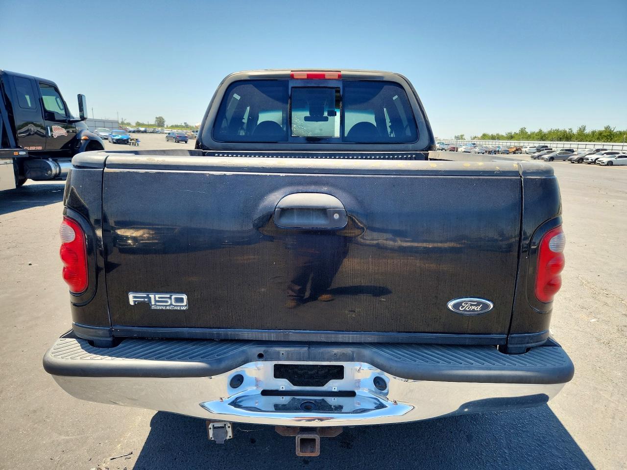 2001 Ford F150 Supercrew Black vin: 1FTRW07L91KE67297
