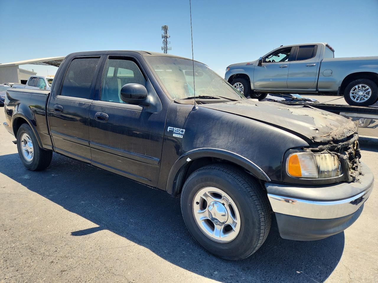 2001 Ford F150 Supercrew Black vin: 1FTRW07L91KE67297