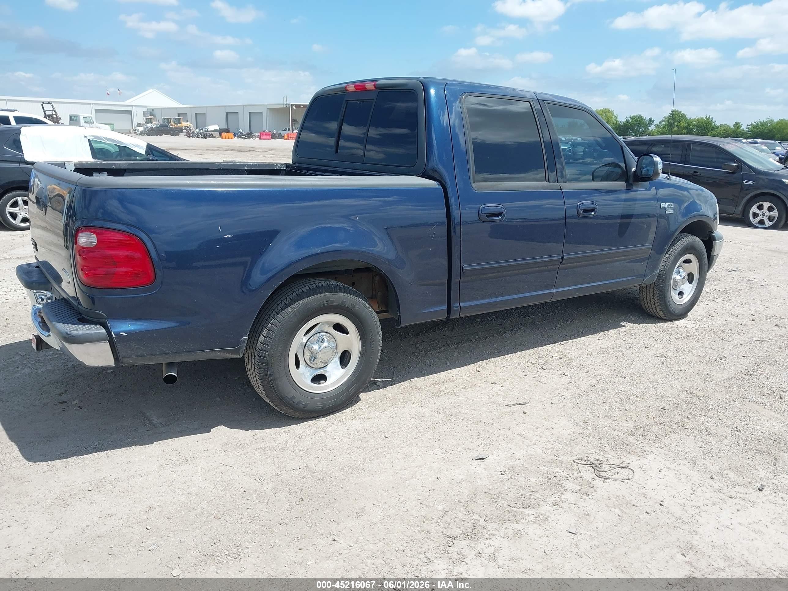 2002 Ford F-150 Lariat/xlt Blue vin: 1FTRW07L92KB20246