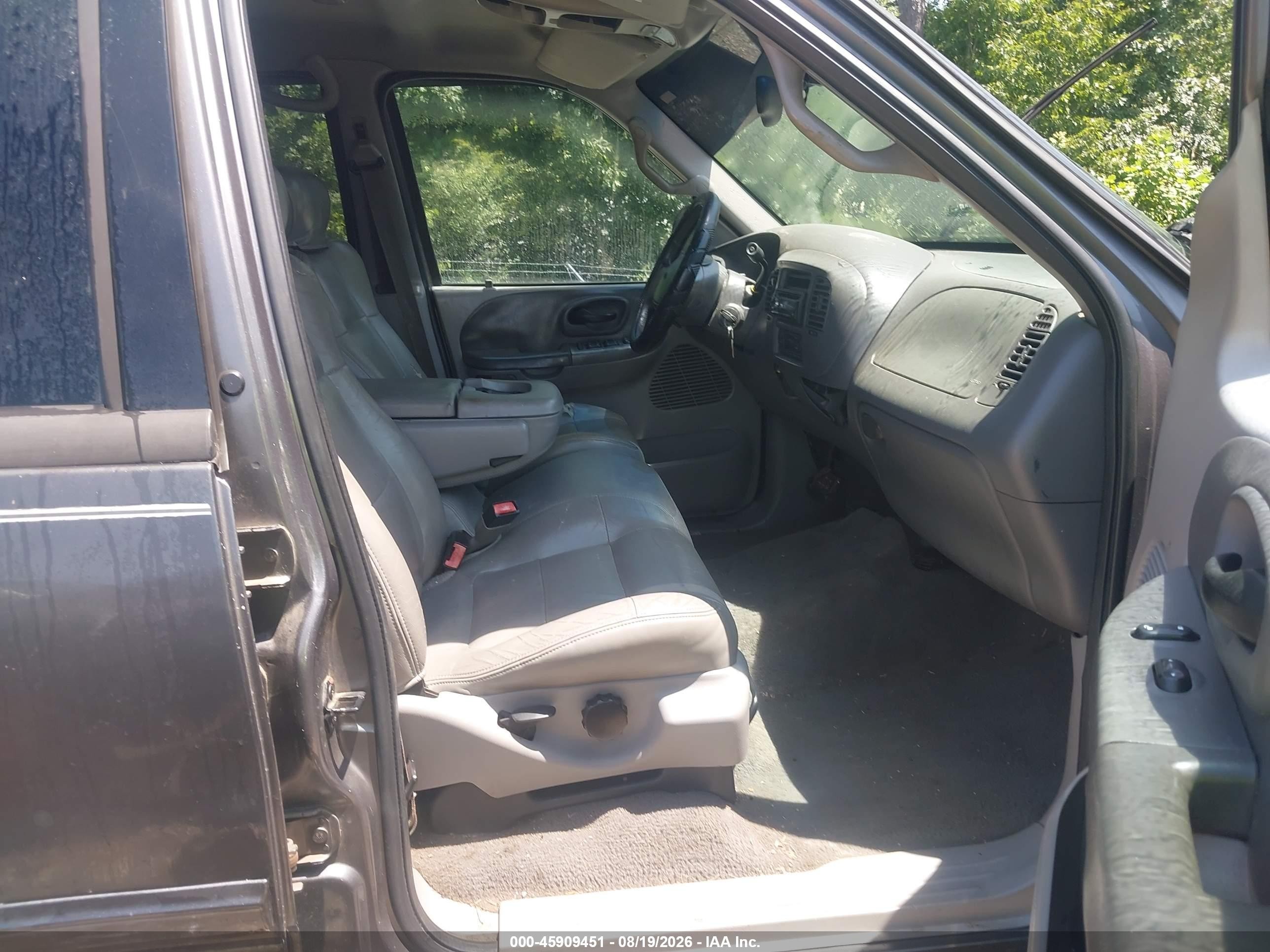 2002 Ford F-150 Lariat/xlt Gray vin: 1FTRW07L92KB88224